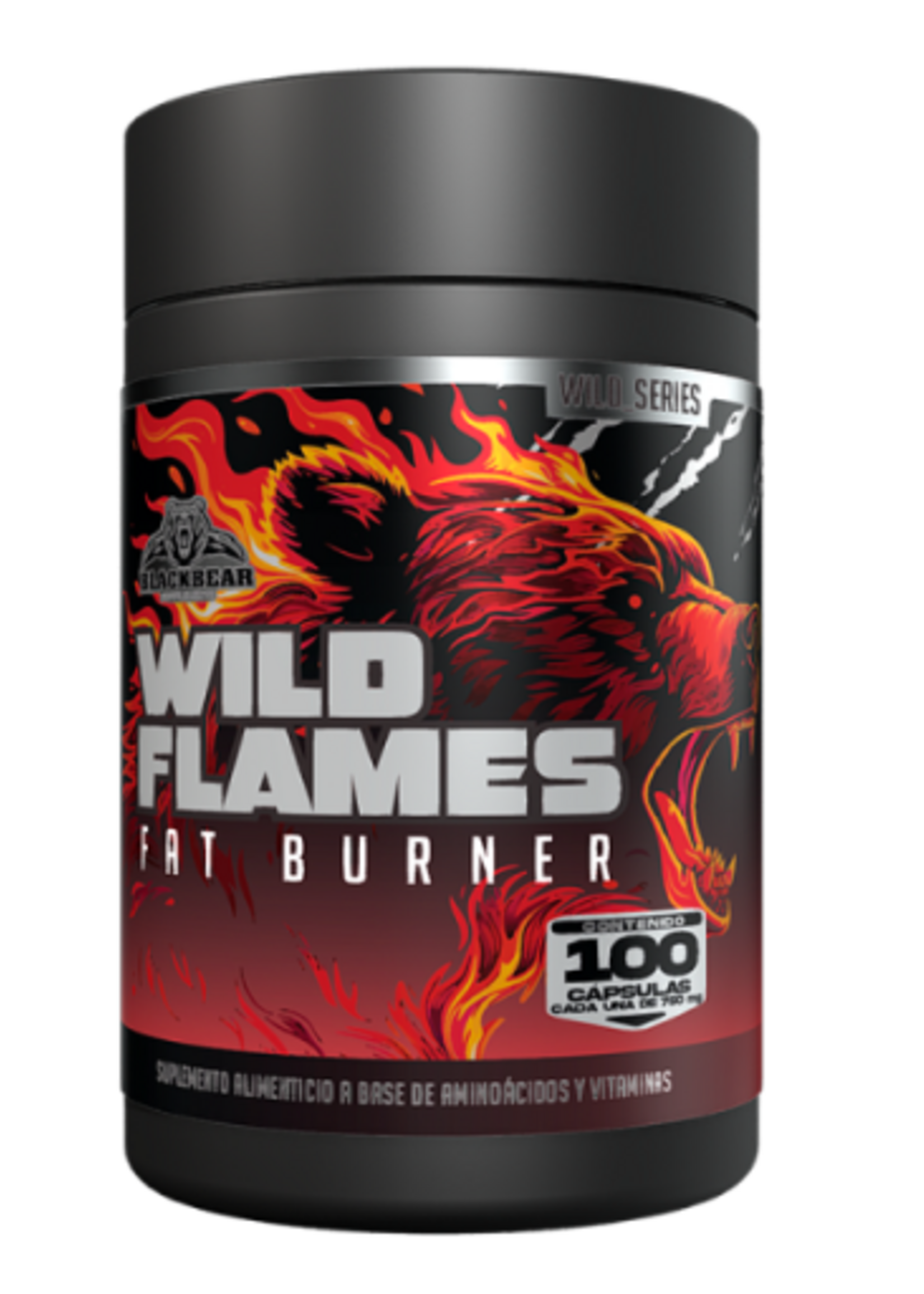 BLACKBEAR WILD FLAMES BLACKBEAR 100 CAP