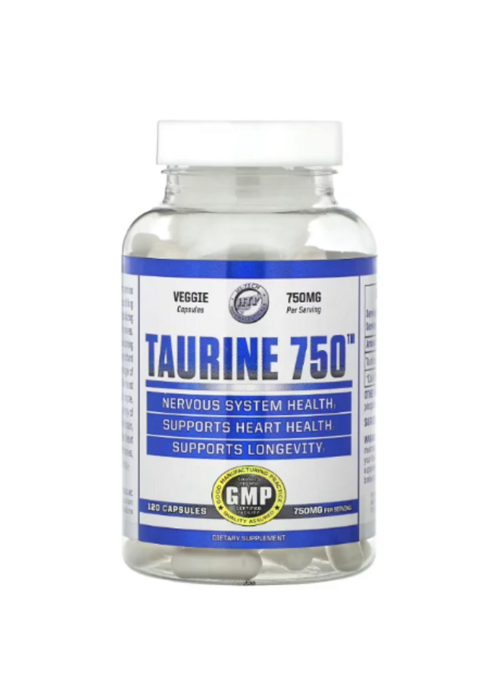 HTP TAURINA HITECH 750 MG 120 CAP