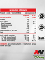 ADVANCE NUTRITION OMEGA 3 60 CAP 1200 MG ADVANCE *BLANCO TAPA ROJA**