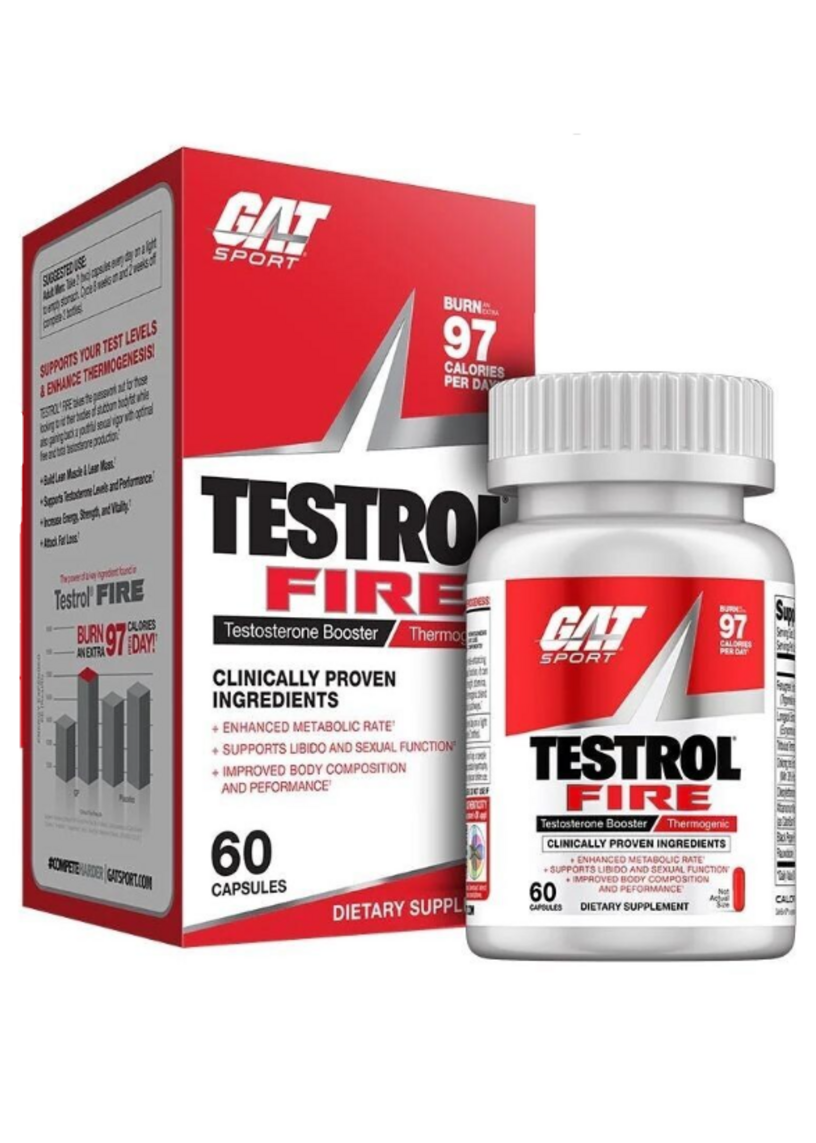 GAT TESTROL FIRE GAT 60 CAP