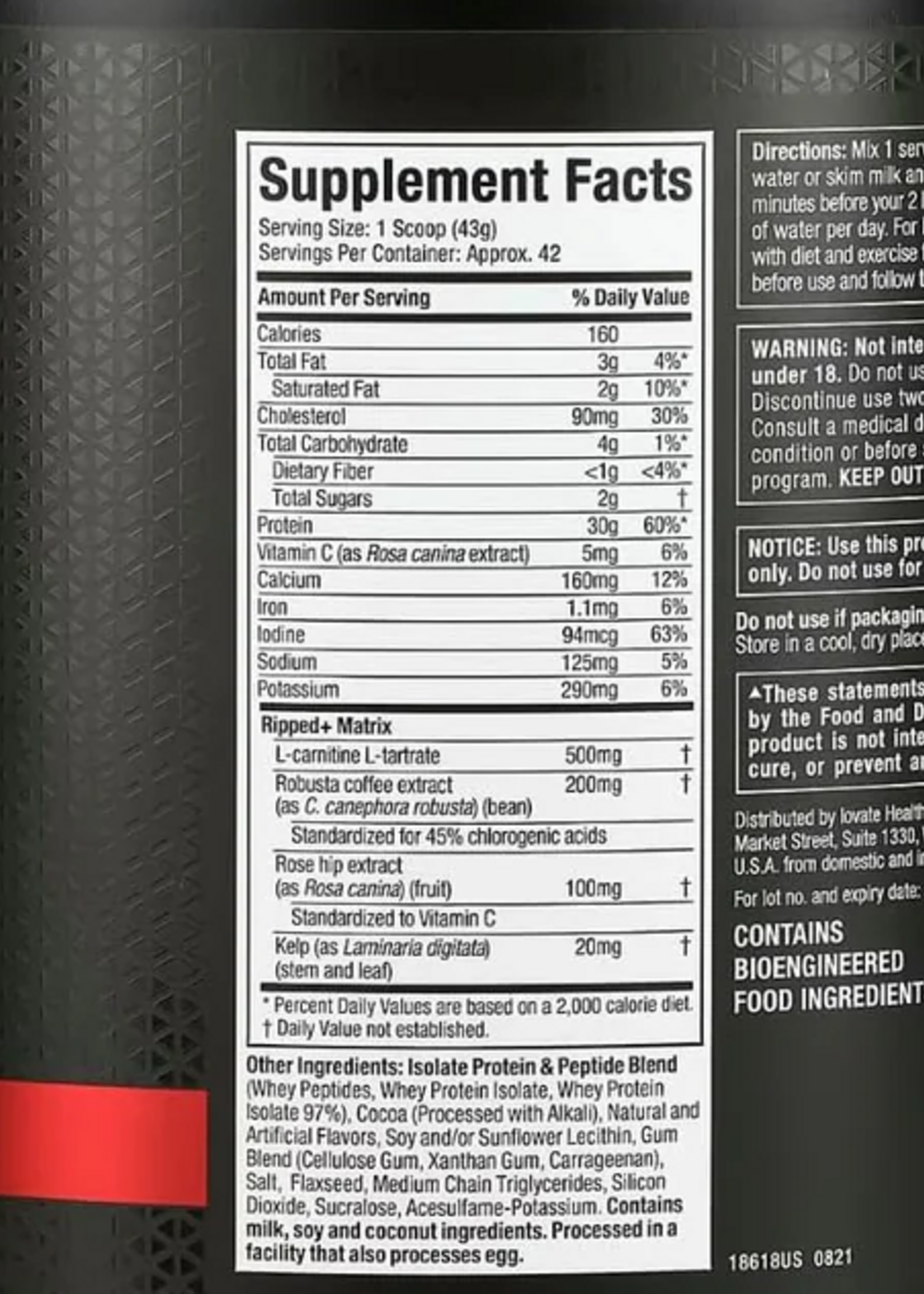 MUSCLETECH NITROTECH RIPPED