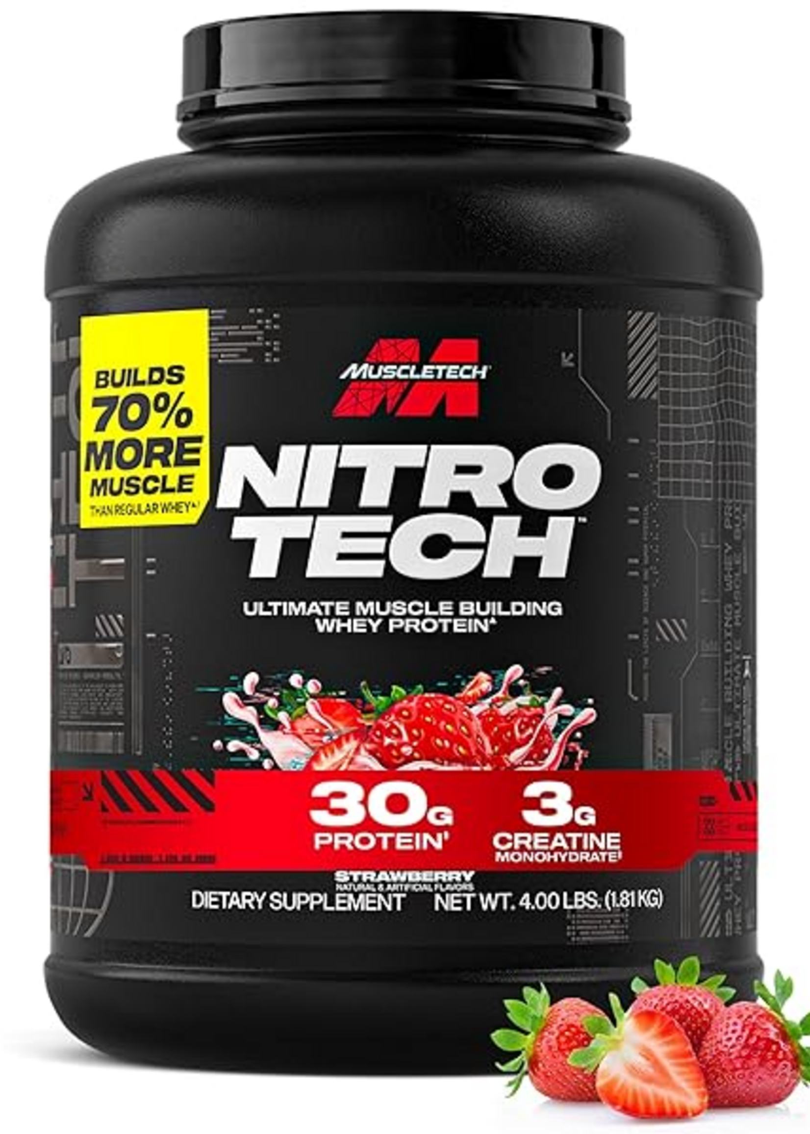 MUSCLETECH NITROTECH WHEY PROTEIN (Antes Performance)