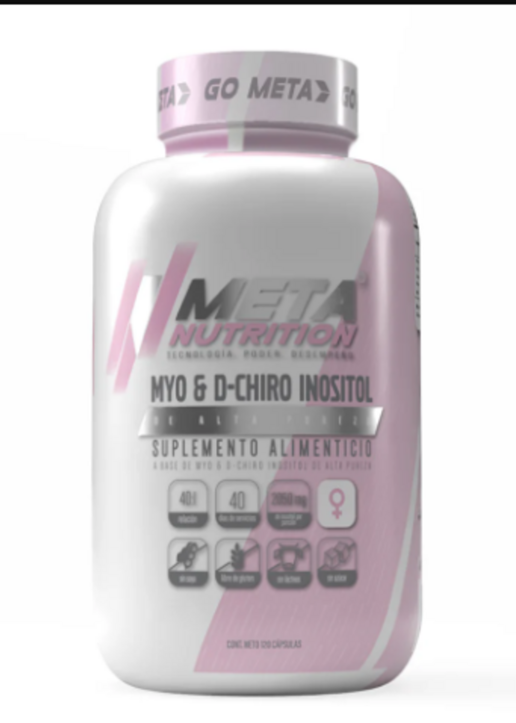 META NUTRITION MYO & DCHIRO INOSITOL META 120 CAP