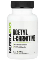 NUTRABIO ACETYL L-CARNITINA 90 CAP 500 MG NUTRABIO