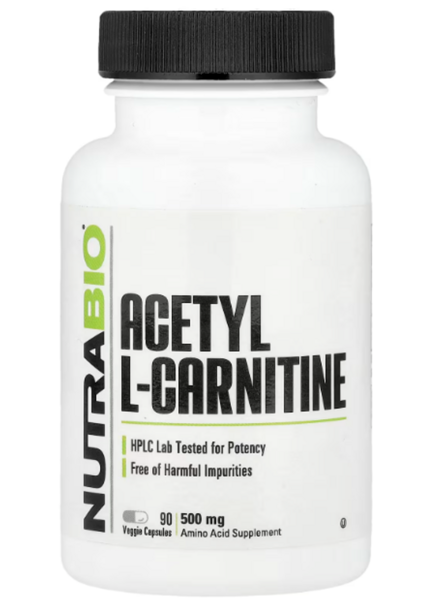 NUTRABIO ACETYL L-CARNITINA 90 CAP 500 MG NUTRABIO