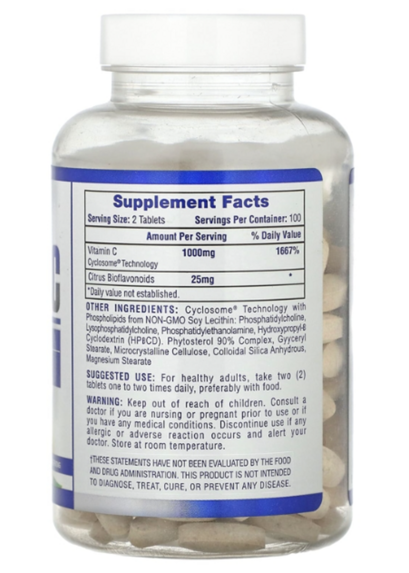 HTP VITAMINA C HITECH 200 TAB