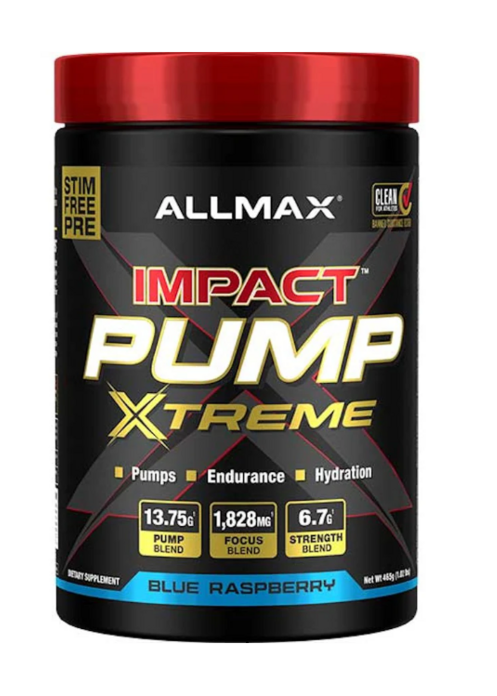 ALLMAX PUMP IMPACT ALLMAX STIM FREE (GLYCEROL)