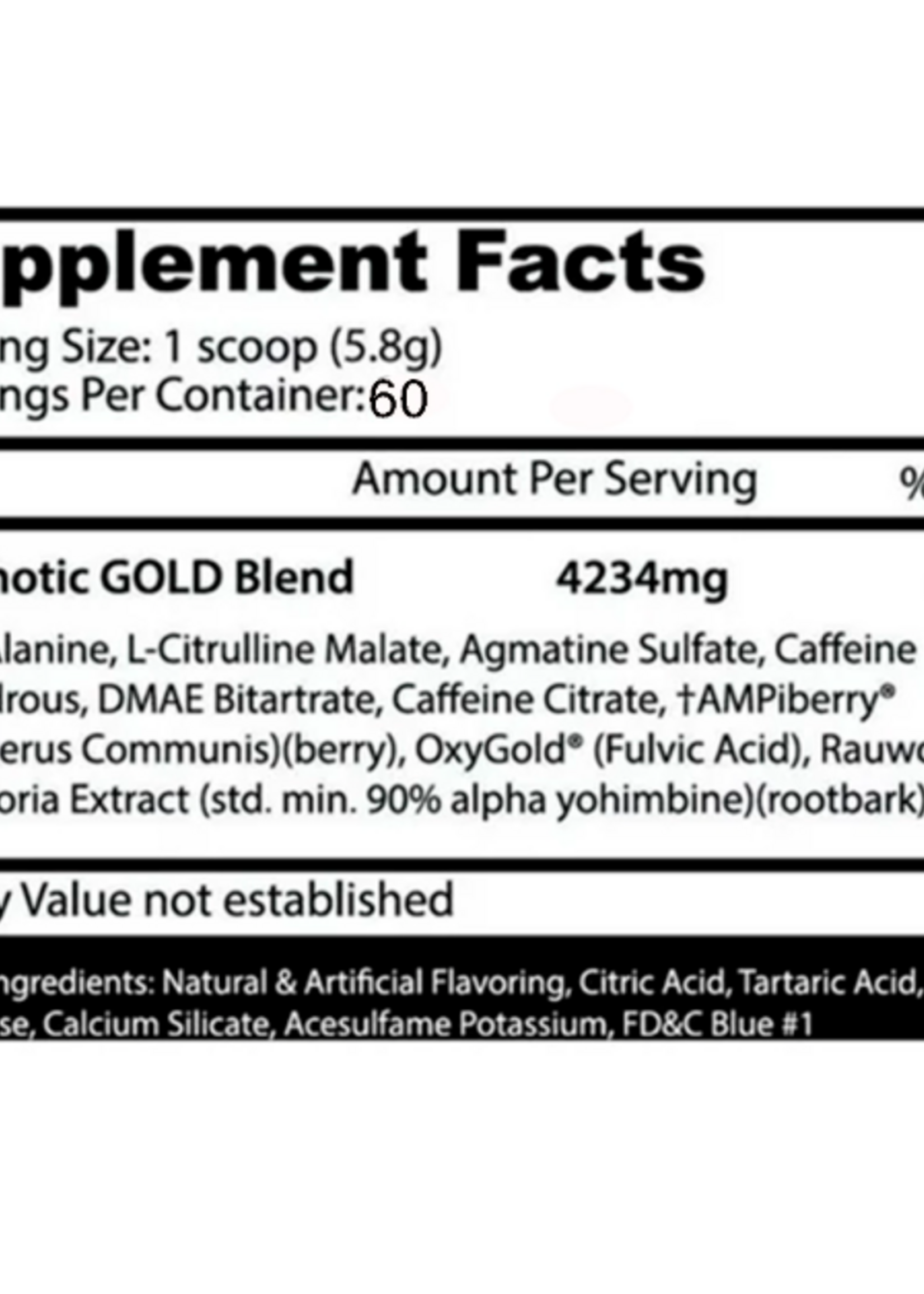 INSANE LABZ PSYCHOTIC GOLD 60 SERV