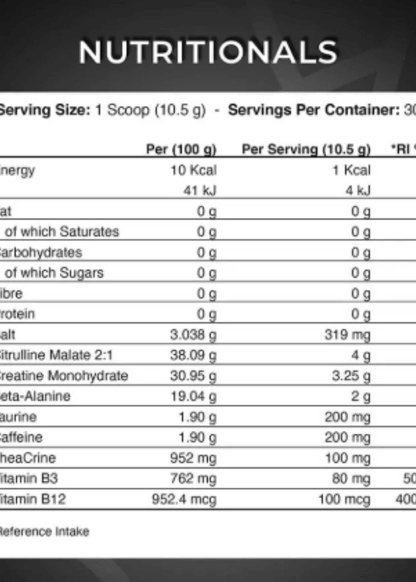 ABE ABE PRE WORKOUT 30 SERV