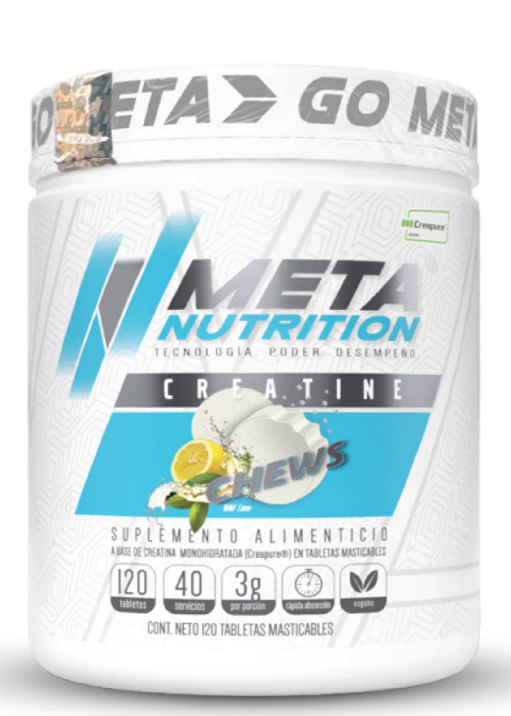 CREATINA META CHEWS 120 TAB CREAPURE