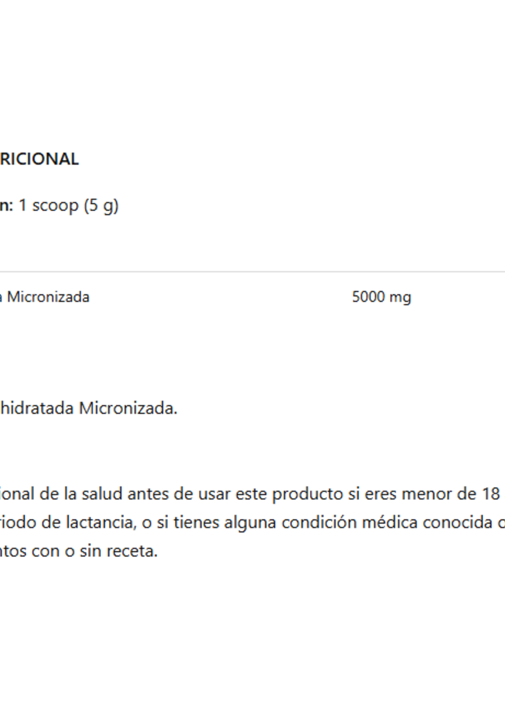 APPLIED NUTRITION CREATINA MONOHIDRATADA 200 SERV APPLIED NUTRITION