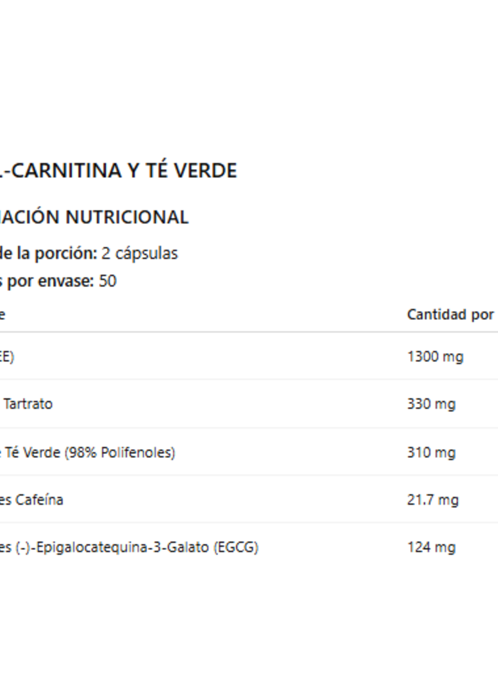 APPLIED NUTRITION CLA + CARNITINA Y GREEN TEA 90 CAP APPLIED NUTRITION