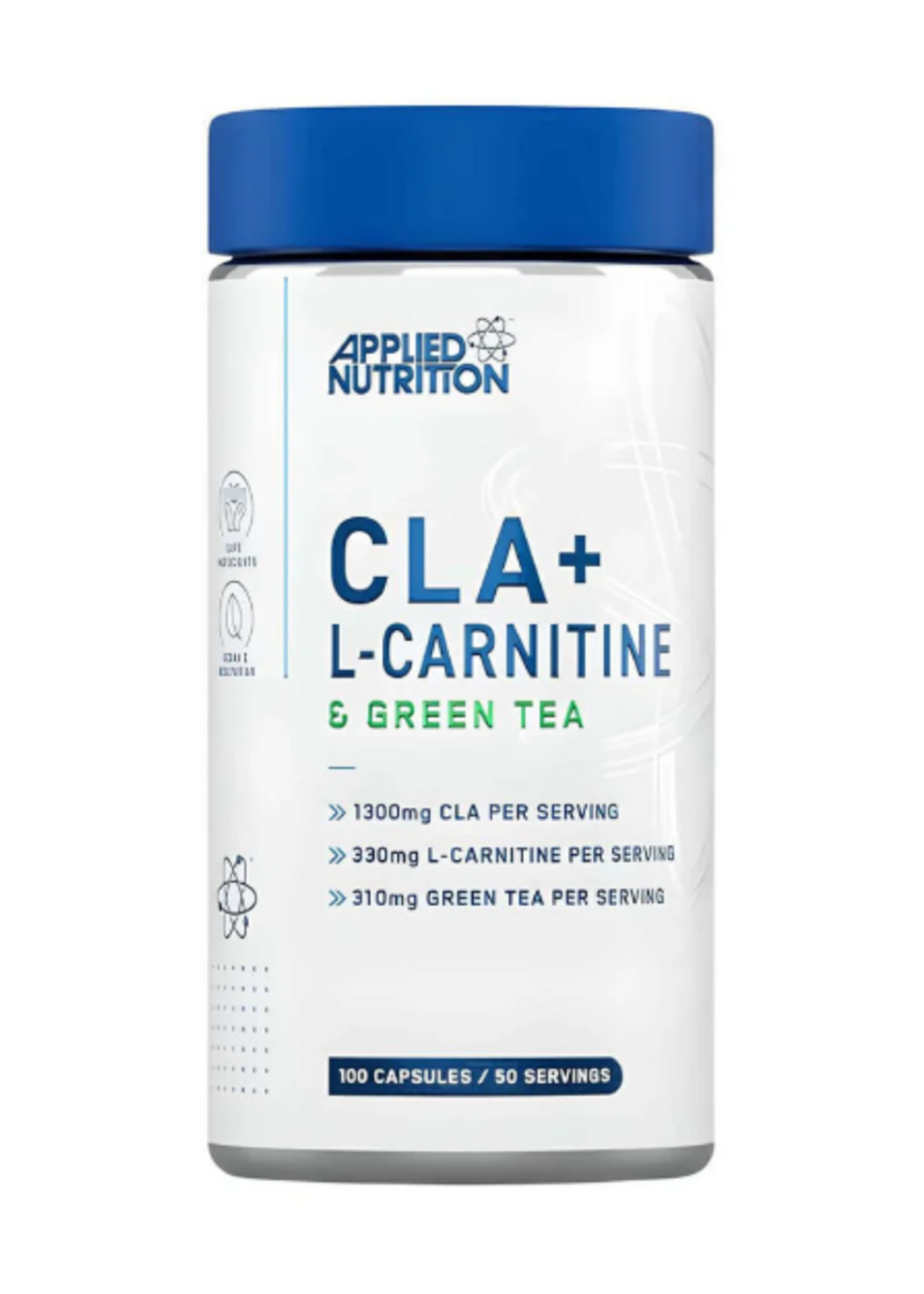 APPLIED NUTRITION CLA + CARNITINA Y GREEN TEA 90 CAP APPLIED NUTRITION