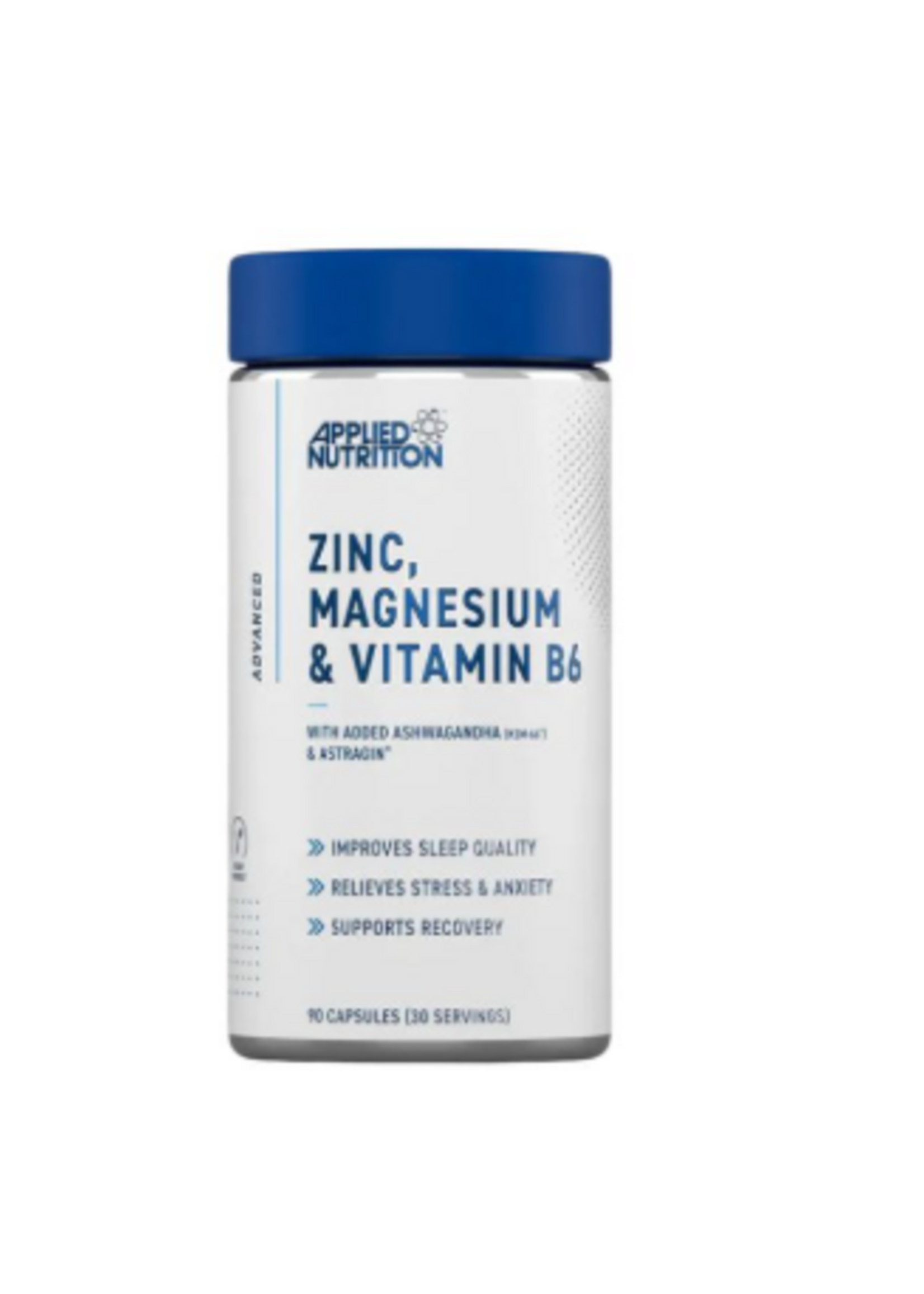 APPLIED NUTRITION ZINC MAGNESIUM Y VITAMINA B6 90 CAP APPLIED NUTRITION