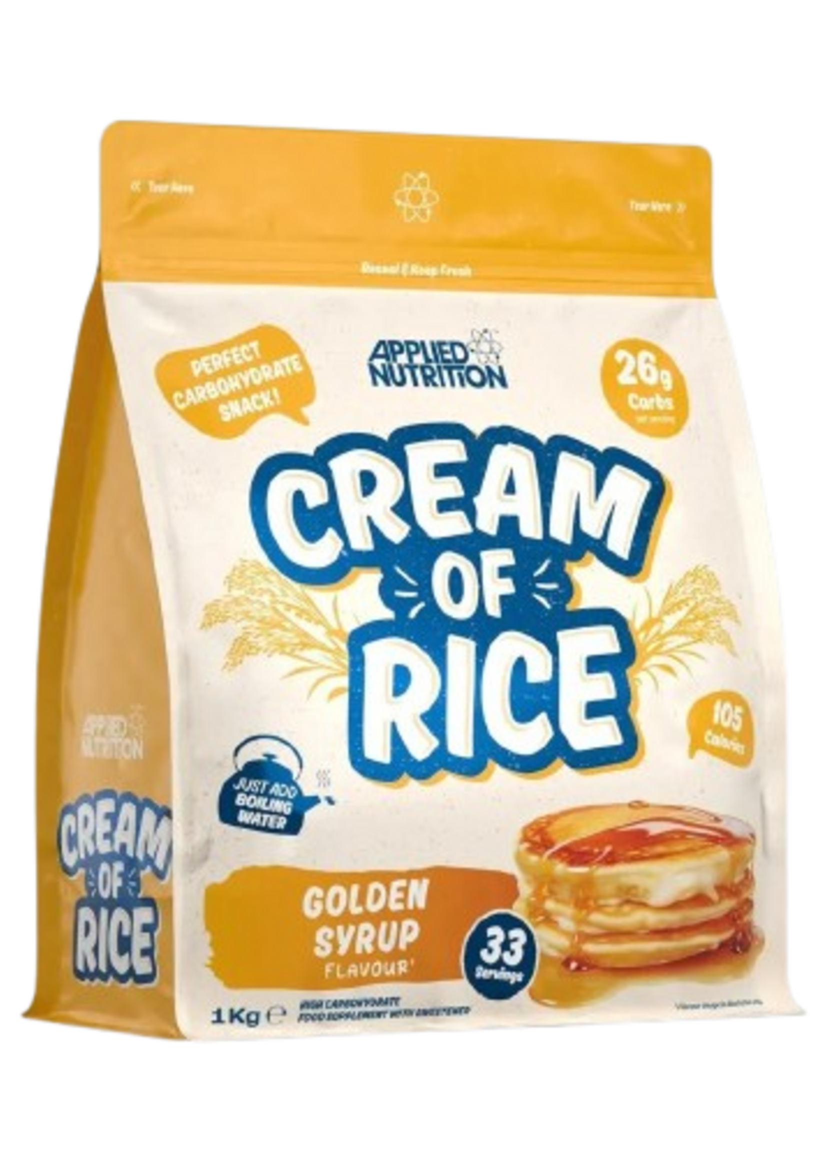 APPLIED NUTRITION BOLSA CREAM OF RICE APPLIED NUTRITION