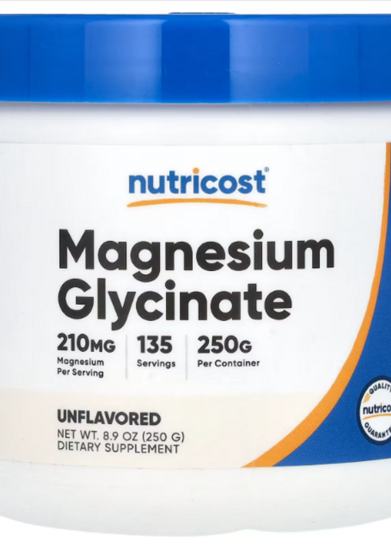 NUTRICOST MAGNESIUM GLYCINATE 135 SERV NUTRICOST