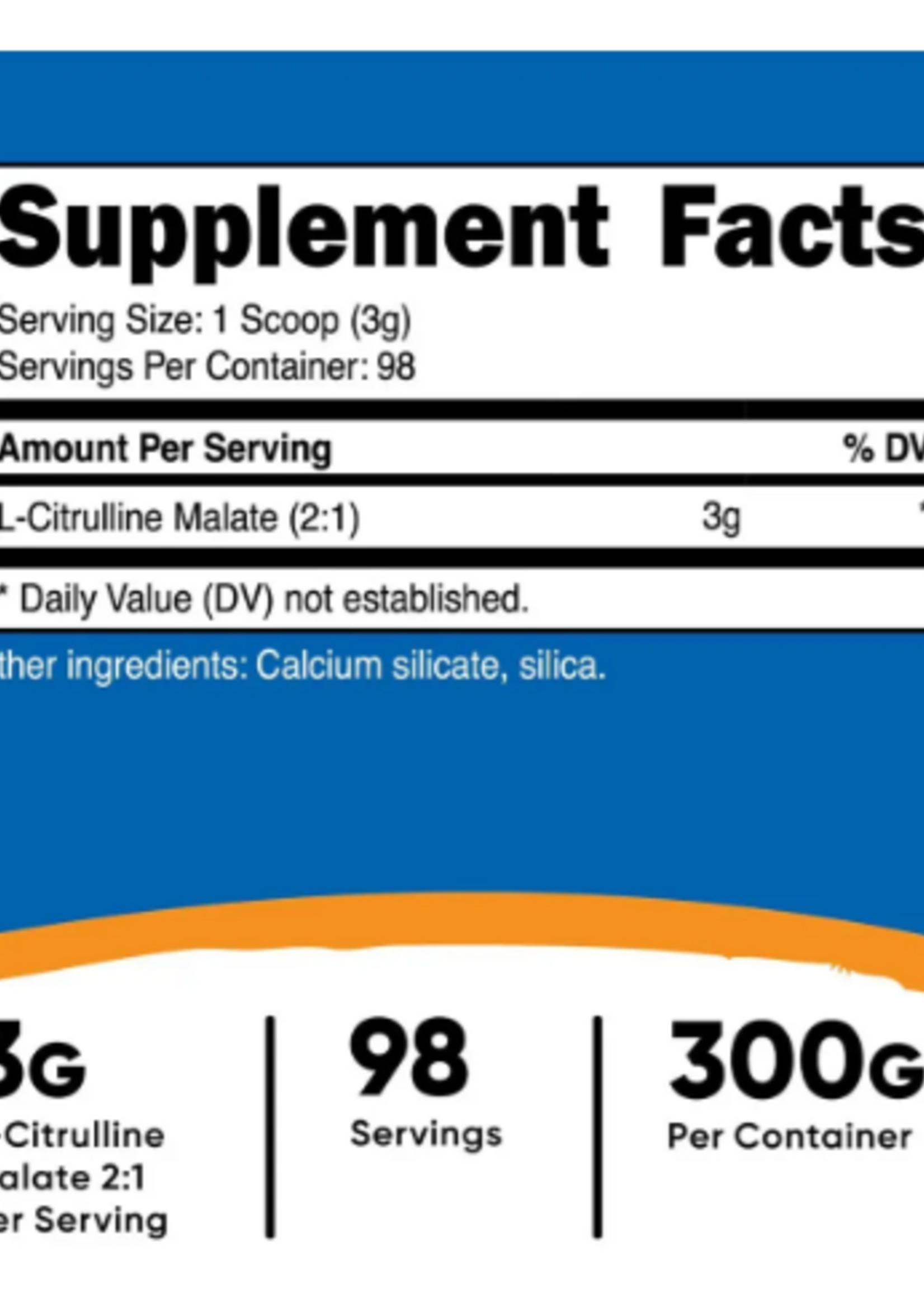 NUTRICOST L - CITRULINA MALATE 2:1 200 SERV NUTRICOST
