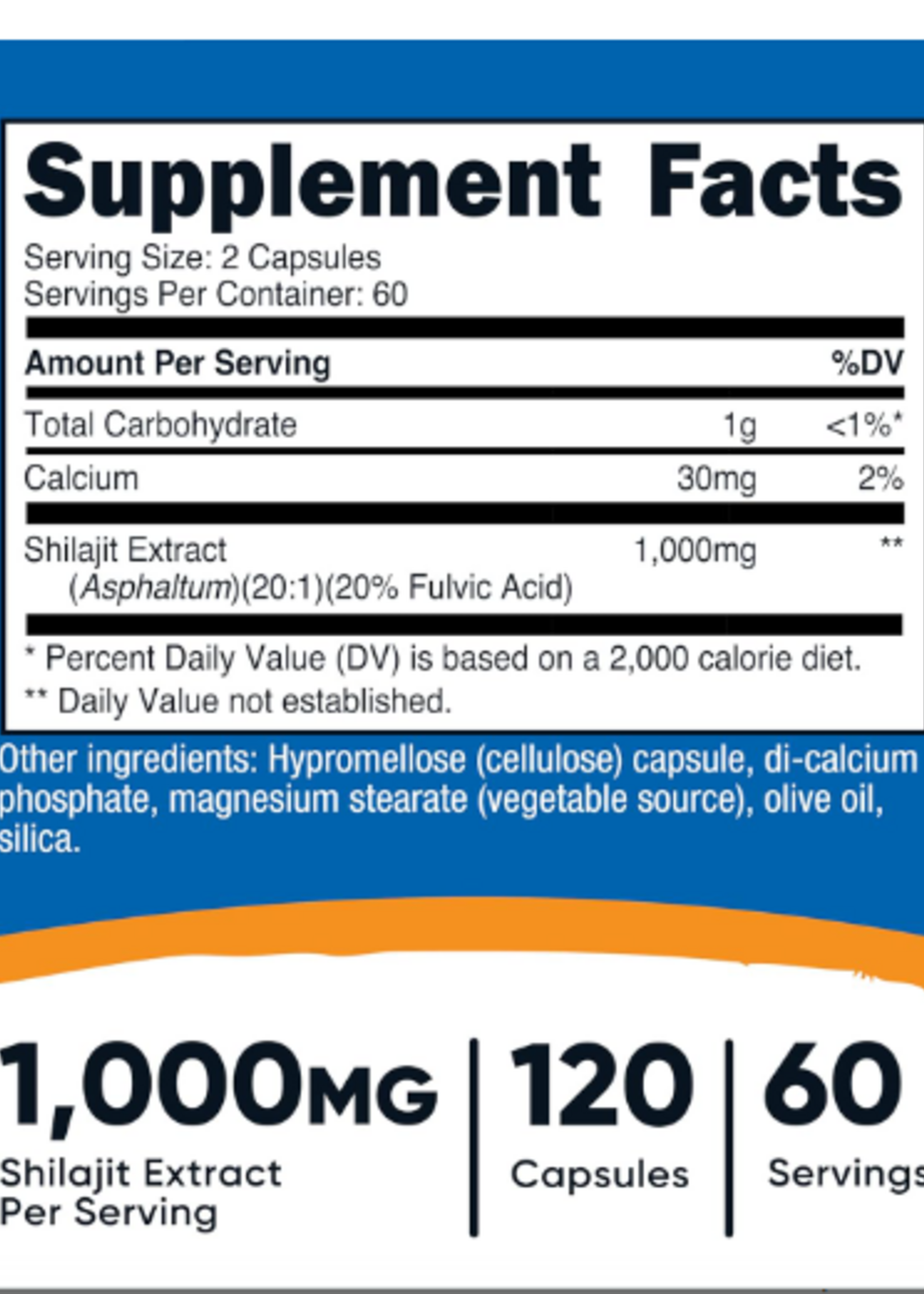 NUTRICOST SHILAJIT NUTRICOST 120 CAP