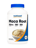 NUTRICOST MACA ROOT NUTRICOST 750 MG 180 CAP