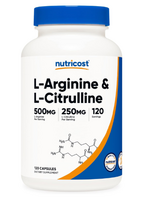 NUTRICOST L ARGININA + L CITRULINA NUTRICOST 120 CAP