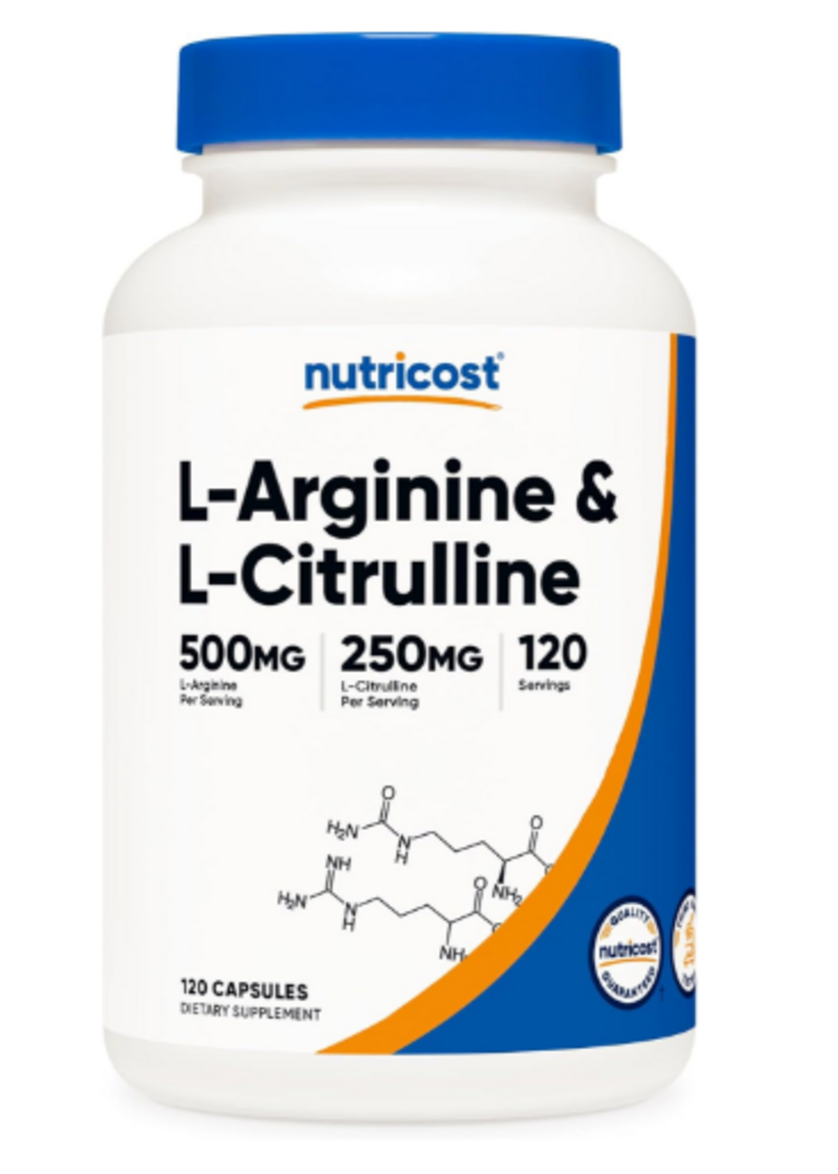 NUTRICOST L ARGININA + L CITRULINA NUTRICOST 120 CAP