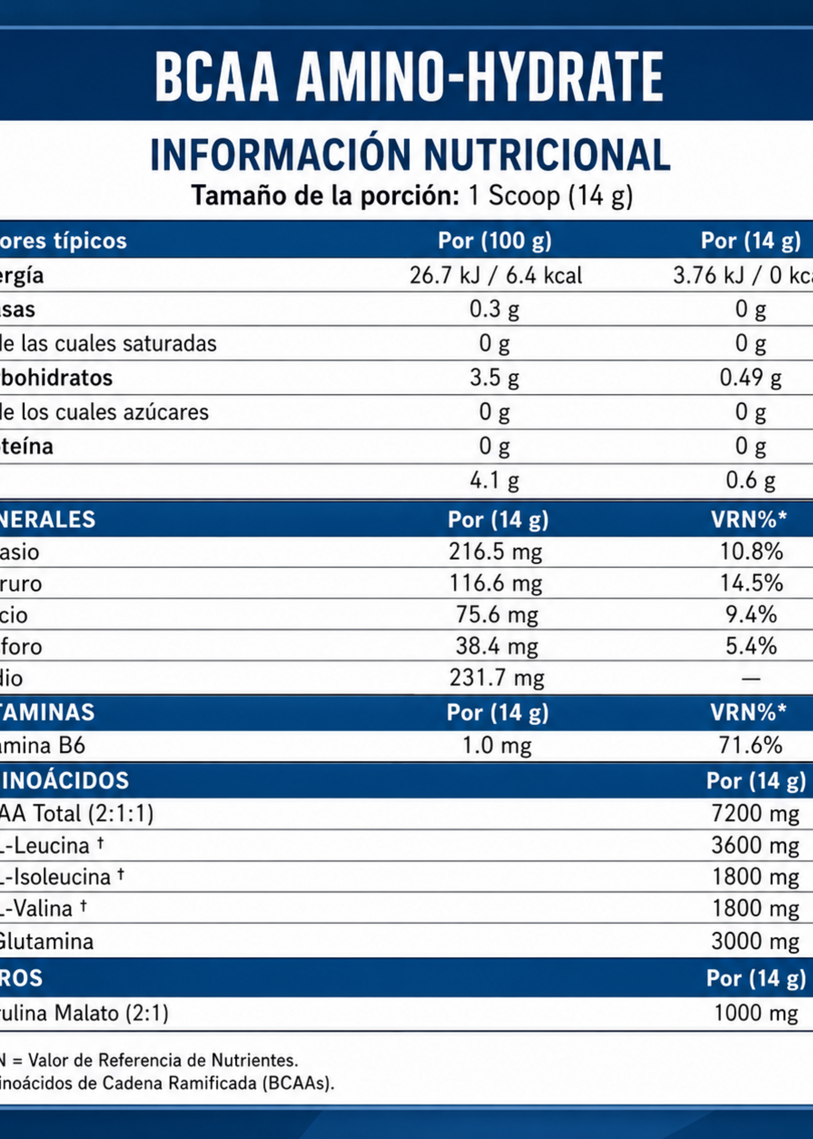 APPLIED NUTRITION BCAA AMINO HYDRATE APPLIED NUTRITION