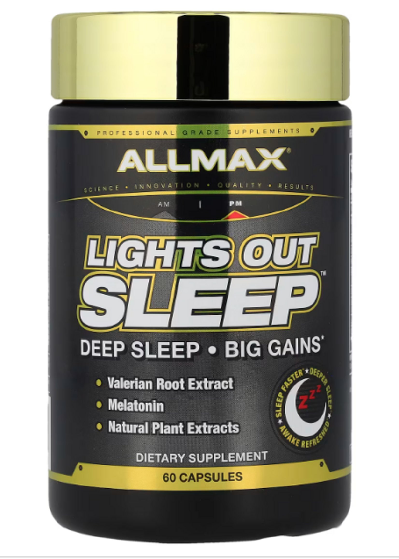 ALLMAX LIGHTS OUT SLEEP ALLMAX 60 CAP