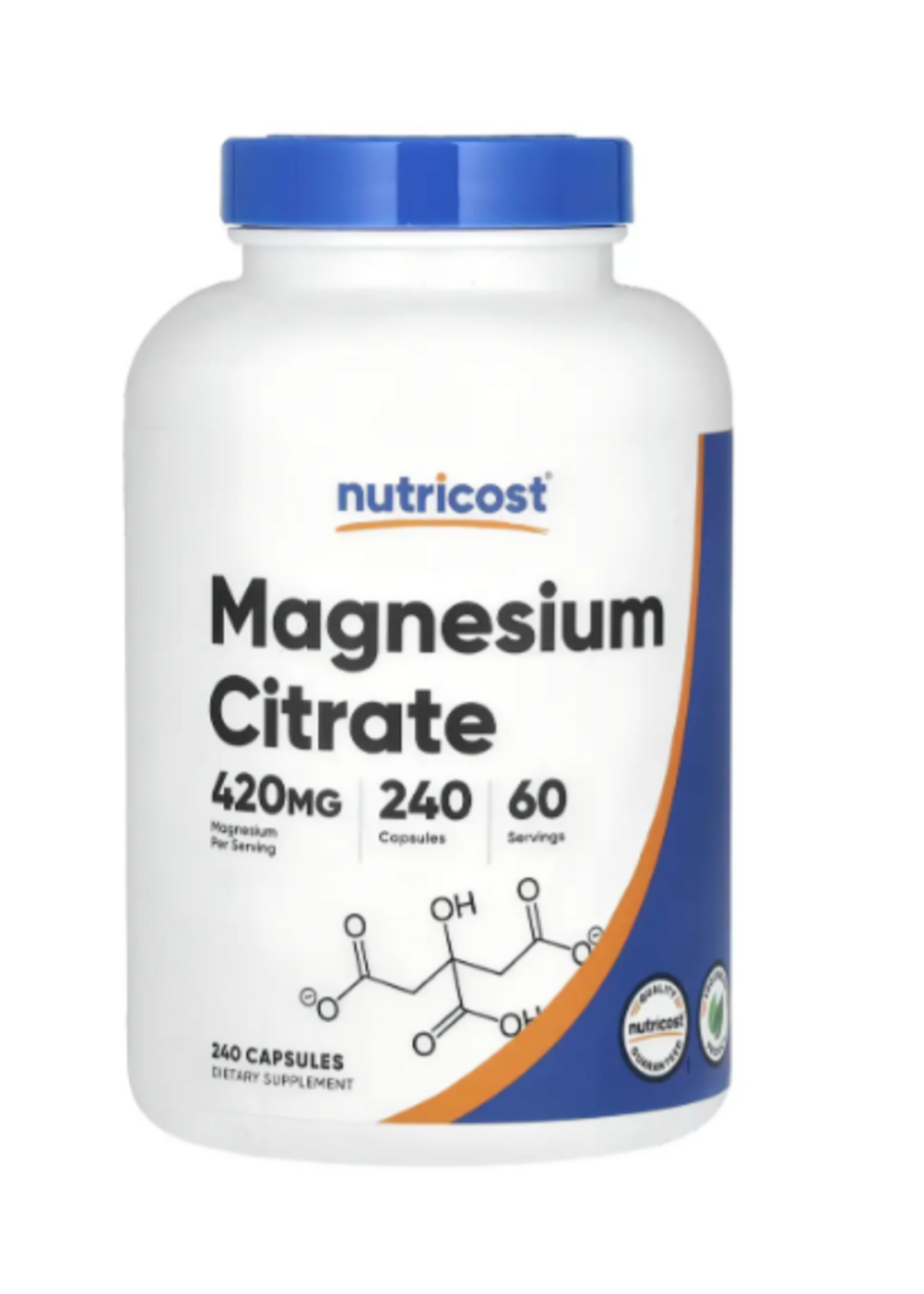 NUTRICOST CITRATO DE MAGNESIO NUTRICOST 240 CAP