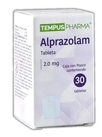 TEMPUS PHARMA ALPRAZOLAM (TEMPUS PHARMA) FRASCO 2 MG/30 TAB