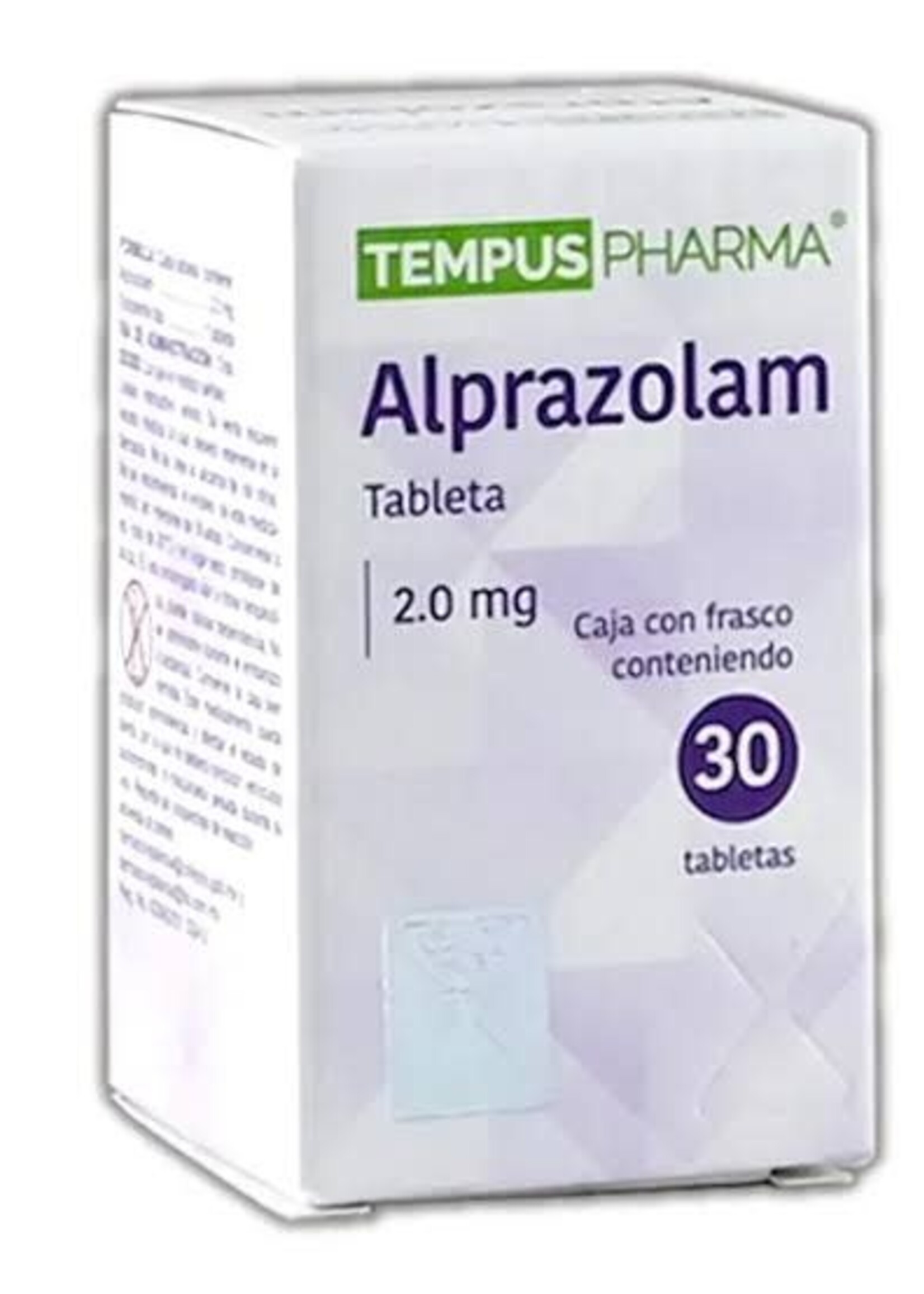 TEMPUS PHARMA ALPRAZOLAM (TEMPUS PHARMA) FRASCO 2 MG/30 TAB