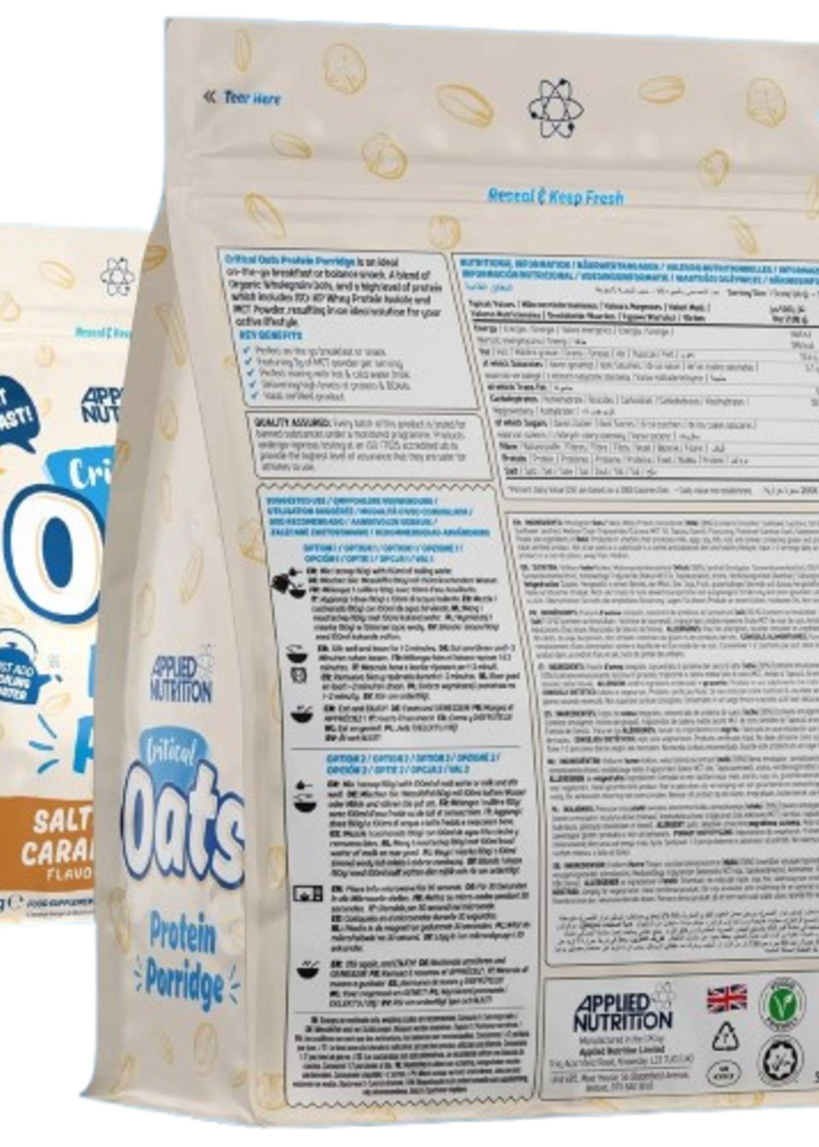 APPLIED NUTRITION OATS PROTEIN PORRIDGE