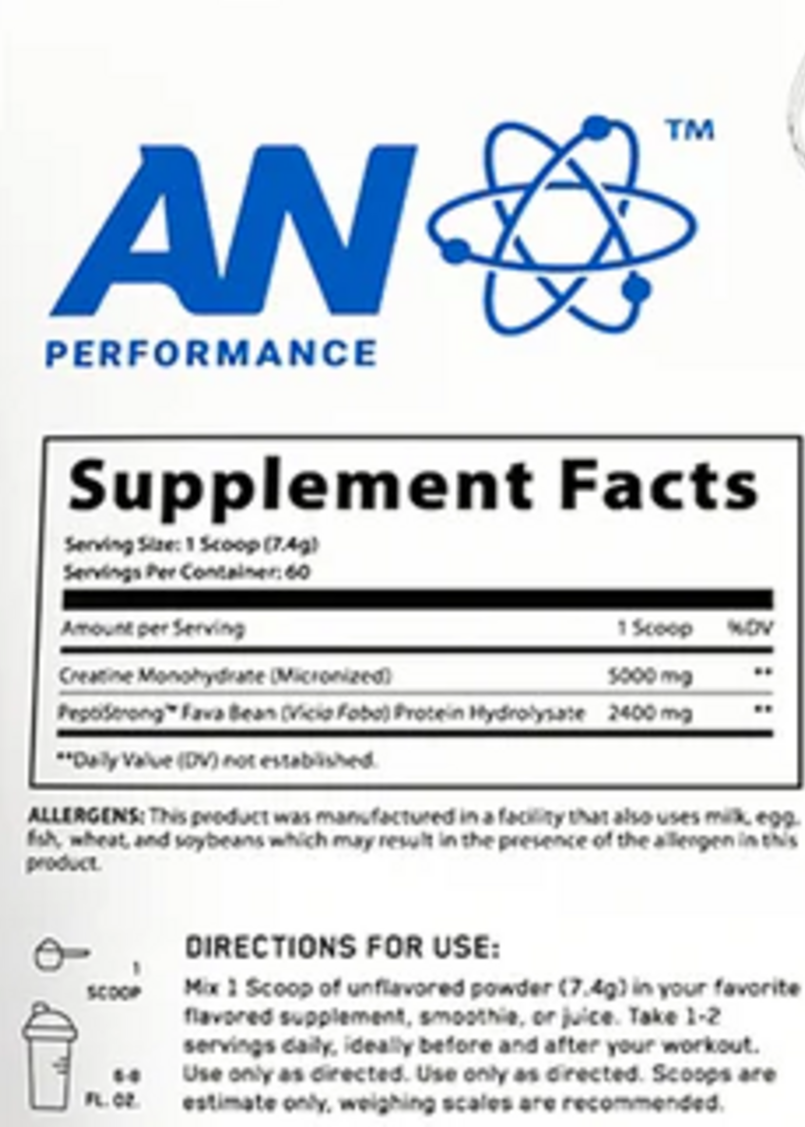 APPLIED NUTRITION BOLSA CREATINA +  PEPTIDOS 60 SERV APPLIED NUTRITION