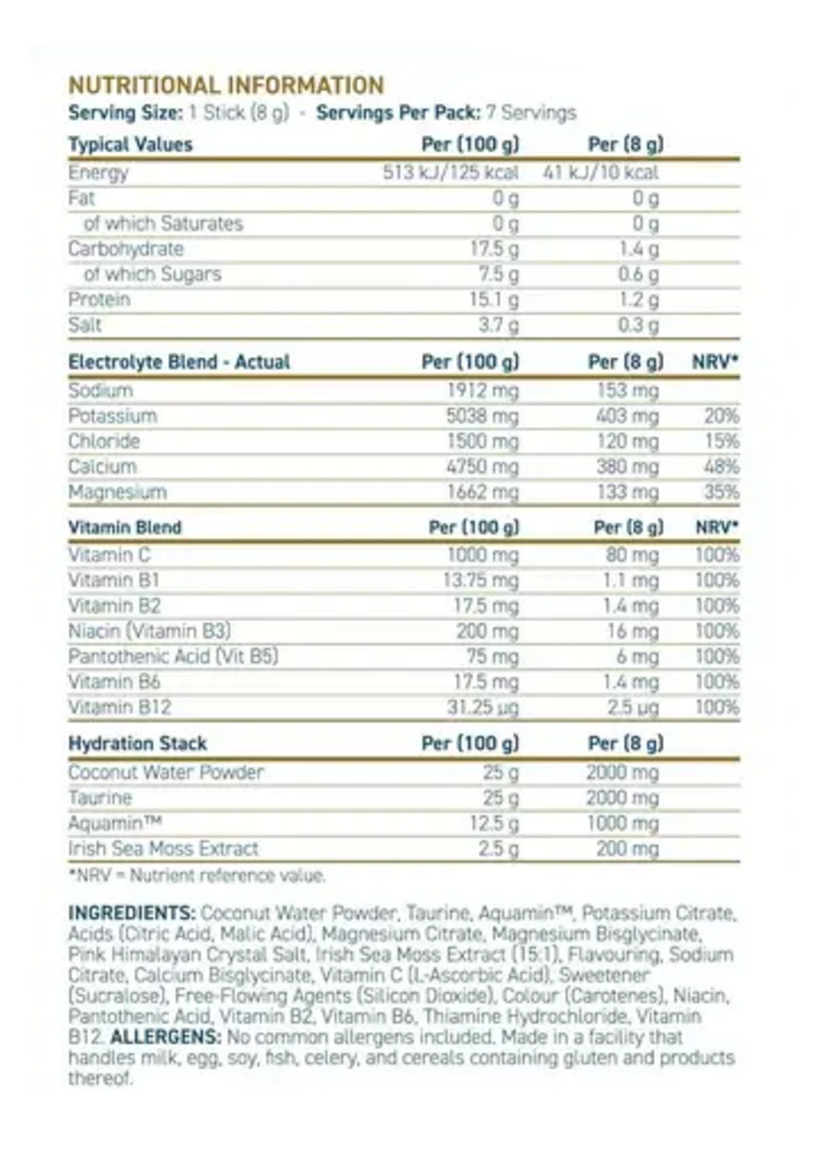 APPLIED NUTRITION HYDRATATION STICK APPLIED NUTRITION 1PZA