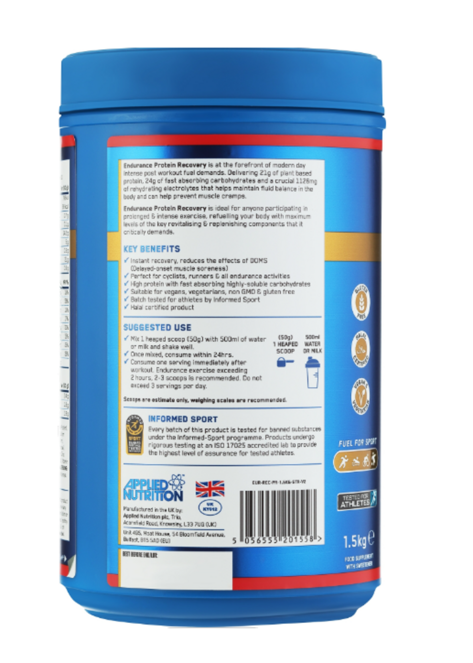APPLIED NUTRITION PROTEIN RECOVERY APPLIED NUTRITION