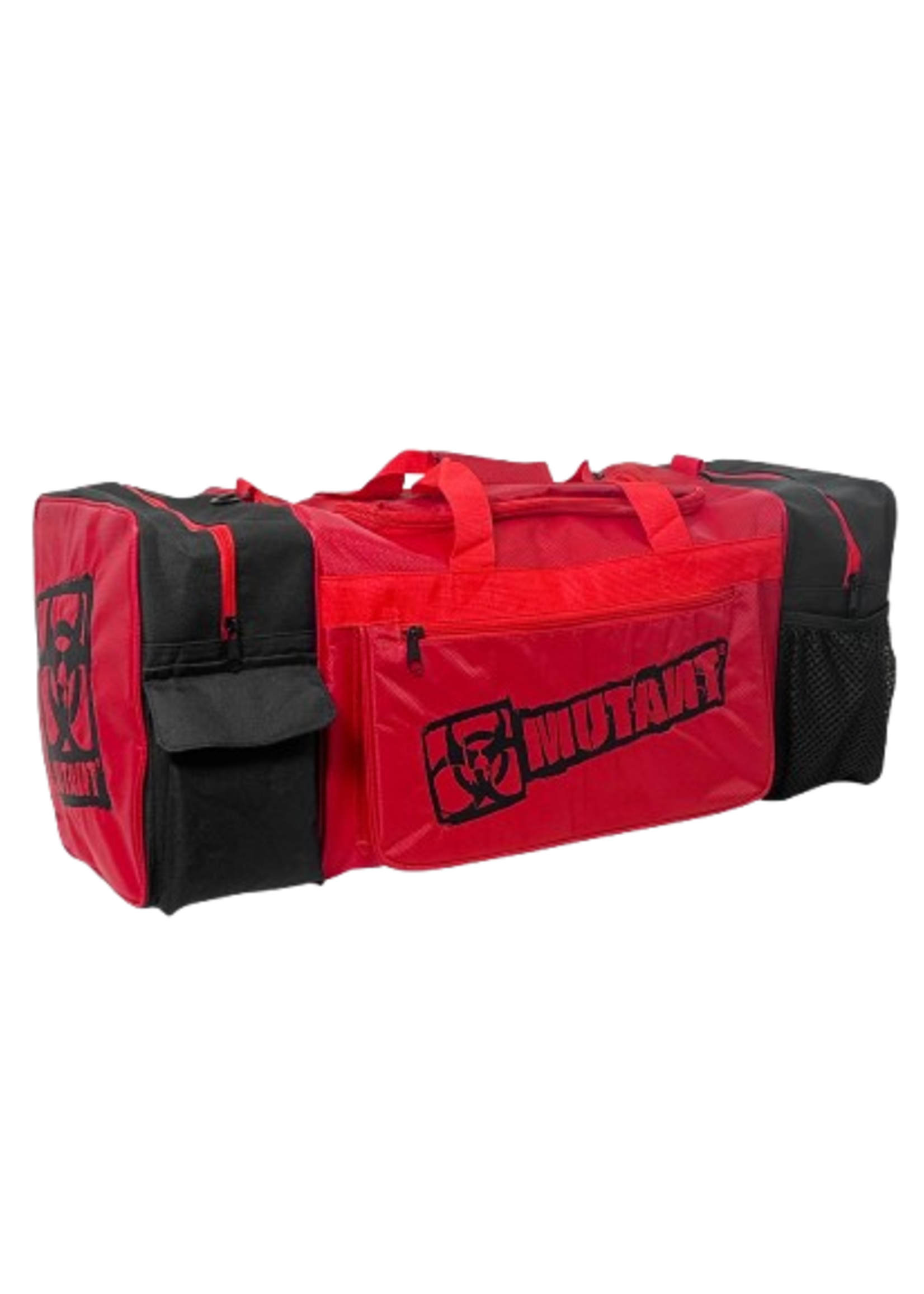 MUTANT MALETA MUTANT BAG BORN HARDCORE NEGRO CON ROJO