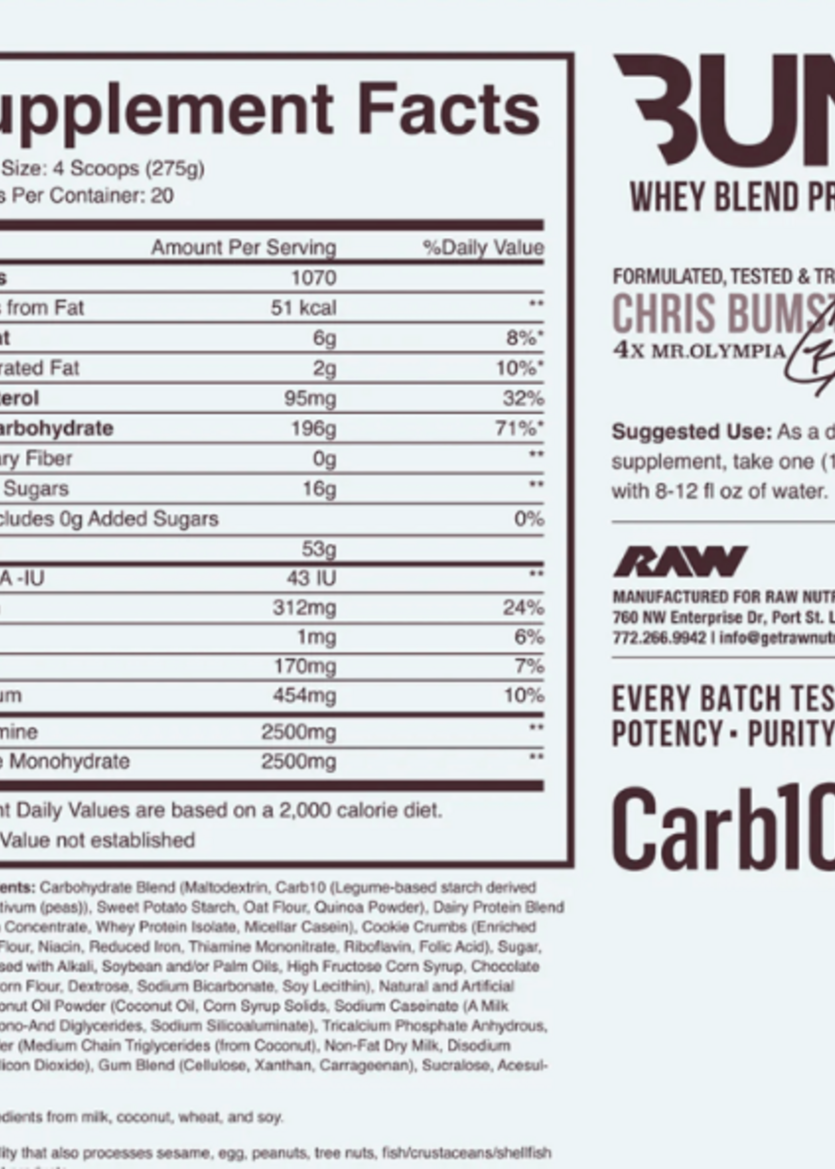 CBUM MASS GAINER CBUM