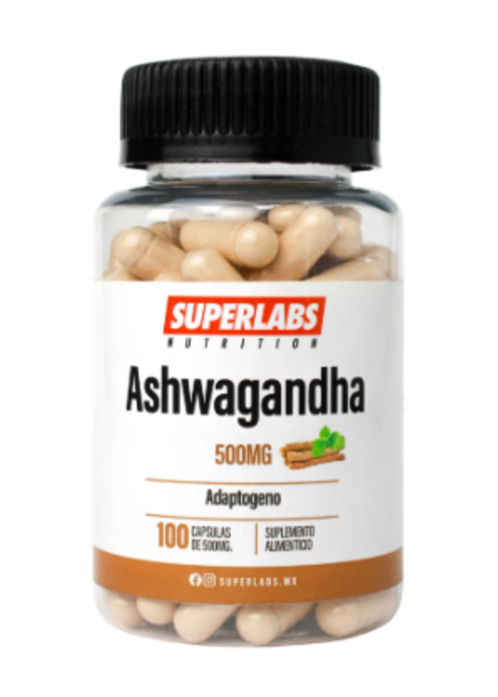 SUPERLABS NUTRITION ASHWAGANDA SUPERLABS 500 MG 100 CAP