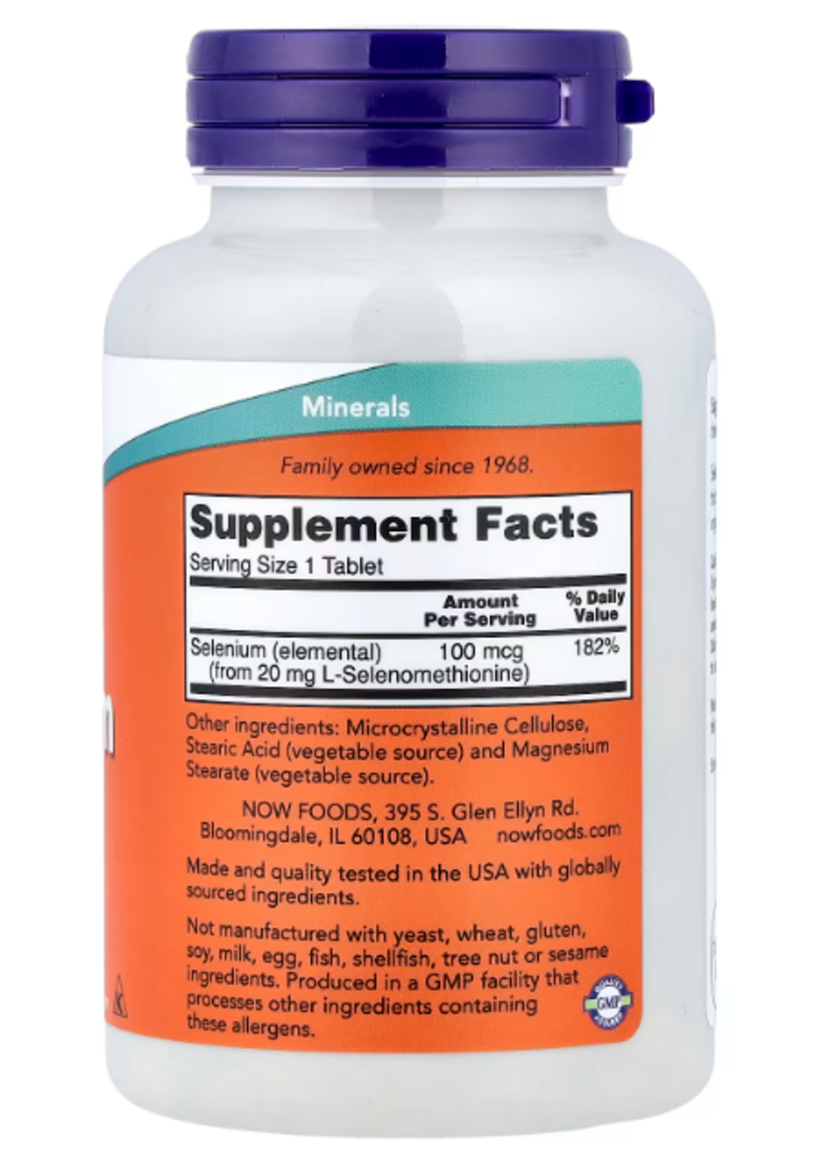 NOW SELENIUM NOW 100 MCG 250 TAB