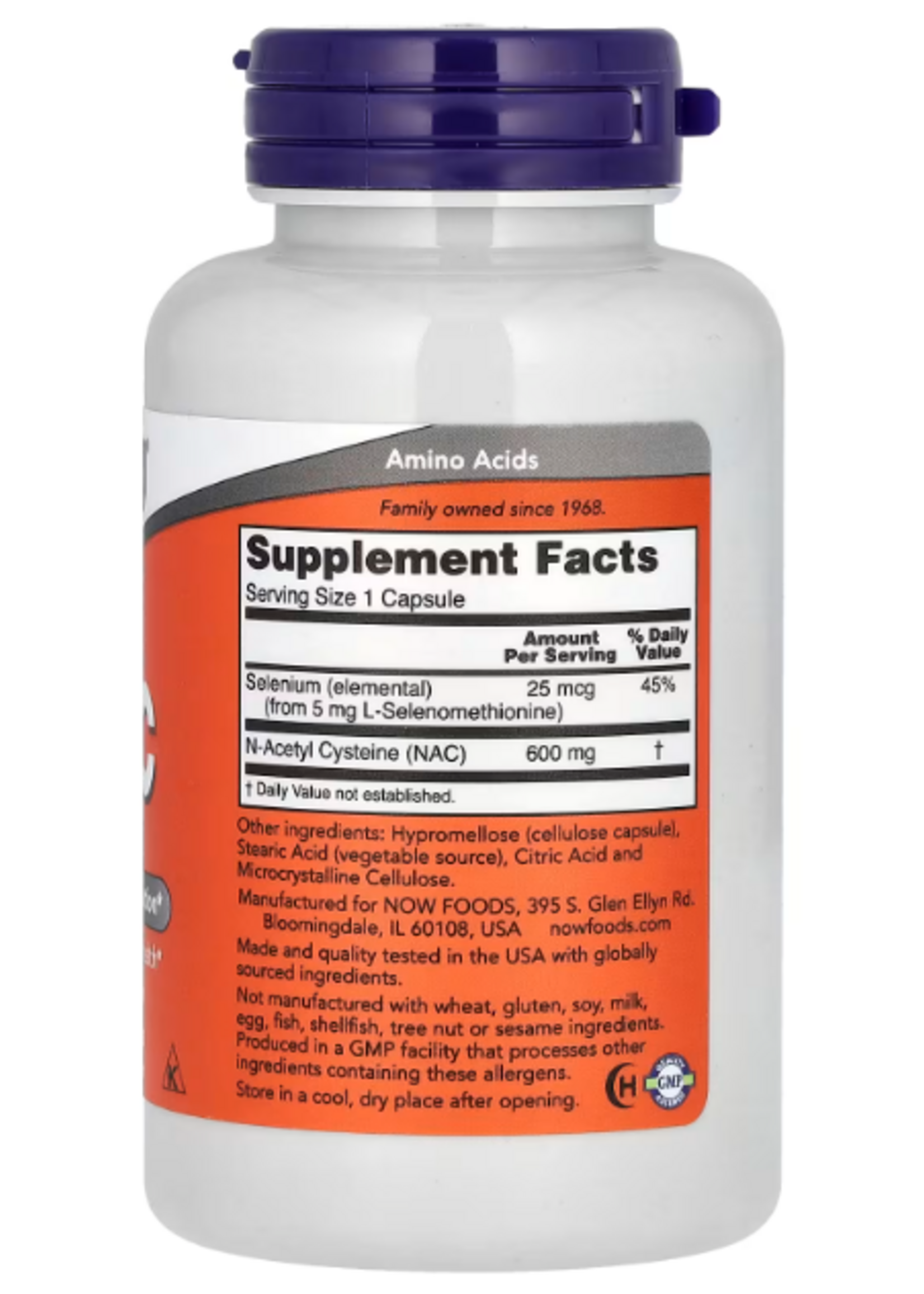 NOW NAC NOW 600 MG 100 CAP