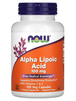 NOW ALPHA LIPOIC ACID NOW 100 MG 60 CAP