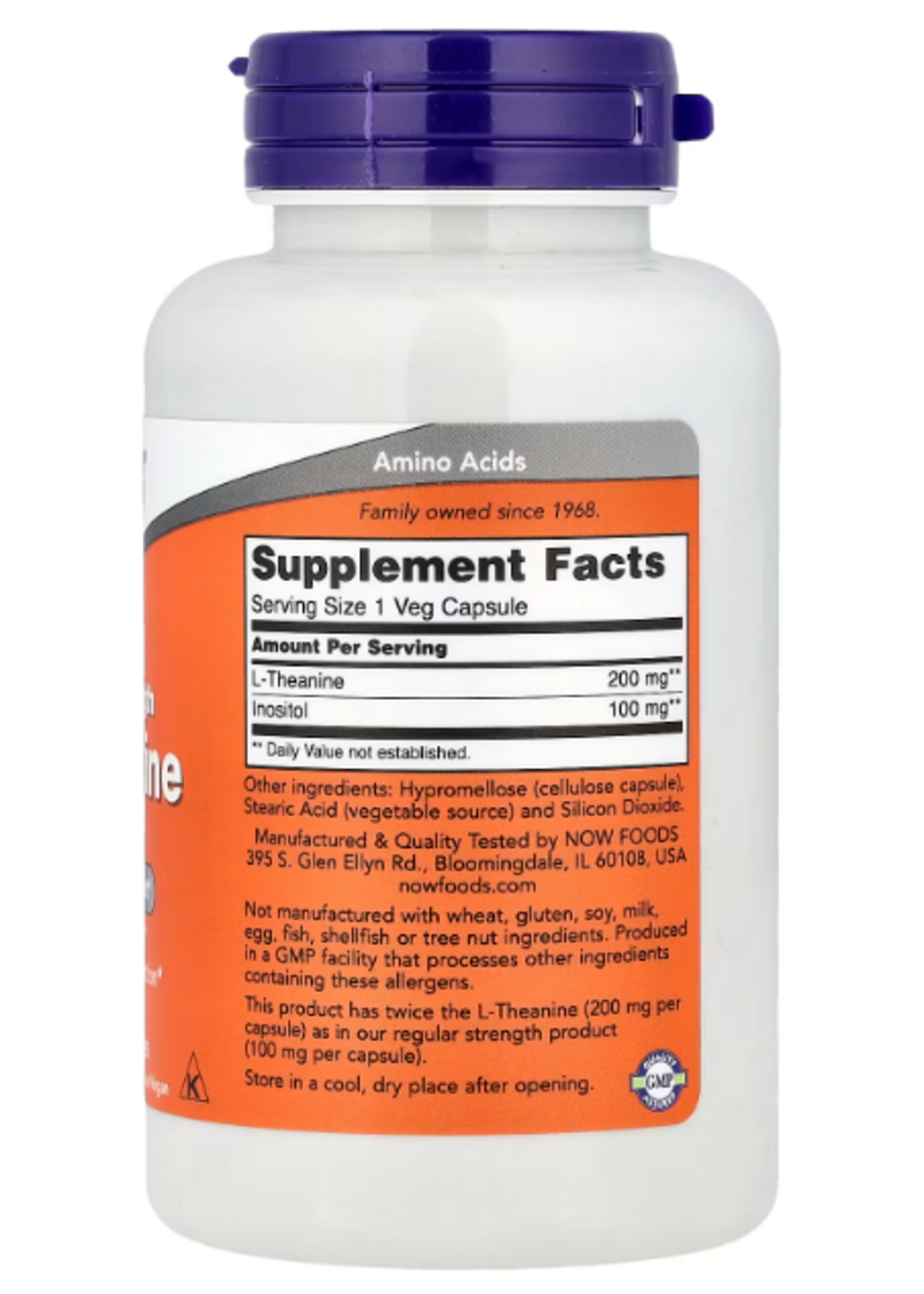 NOW L - THEANINE NOW 200MG 120 CAP