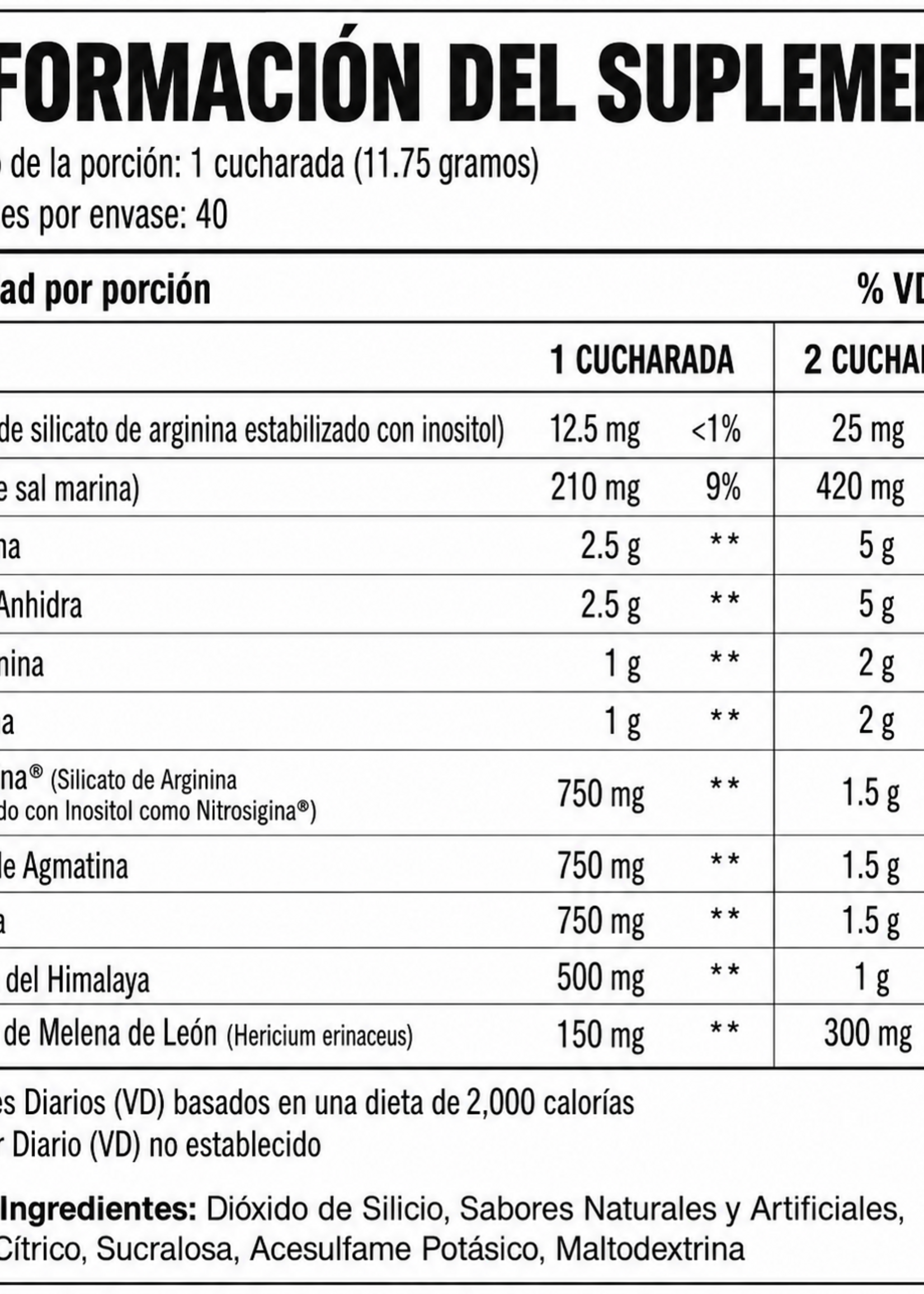 RAW RAW PUMP NON STIM