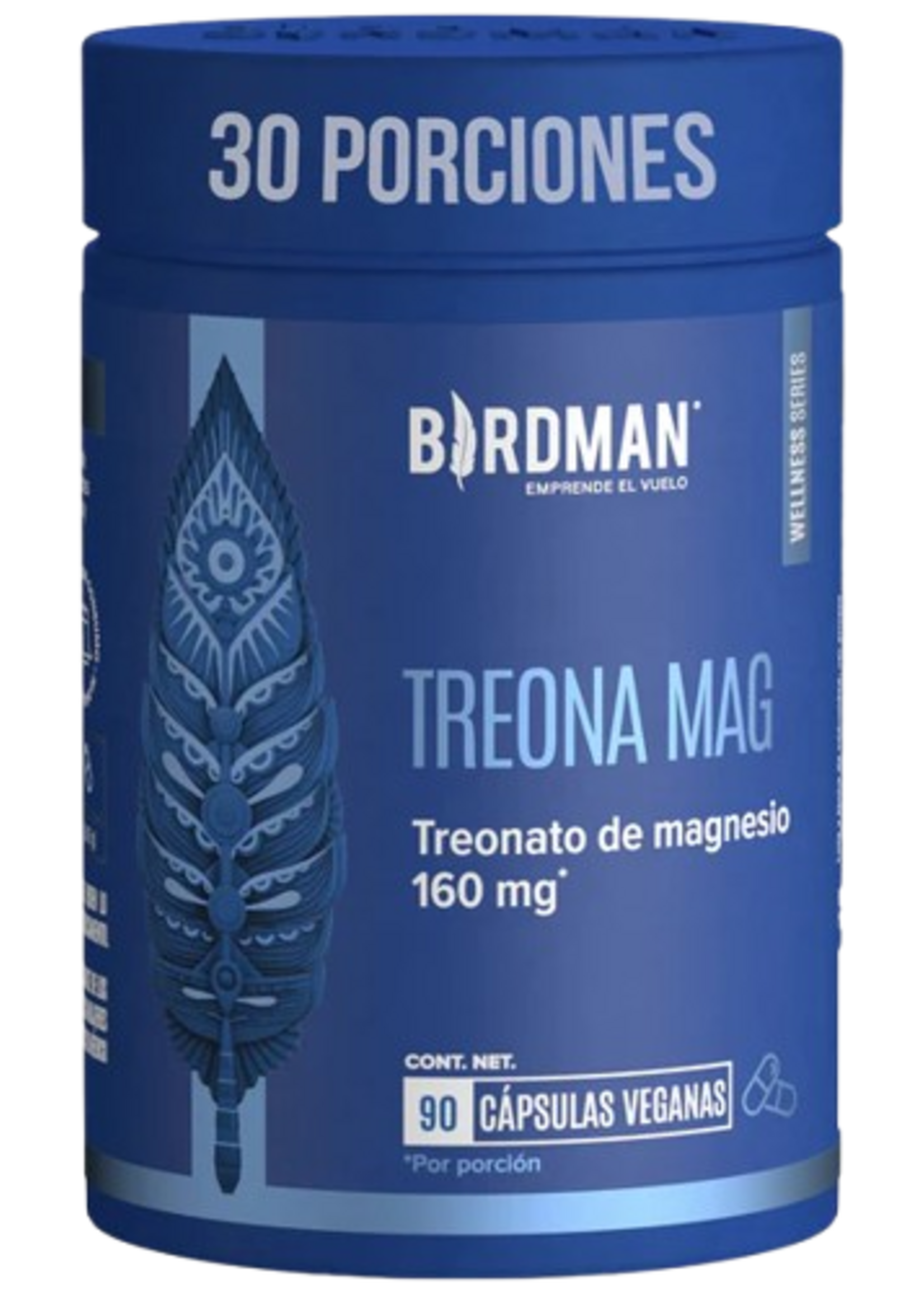 BIRDMAN TREONATO DE MAGNESIO 90 CAPS BIRDMAN