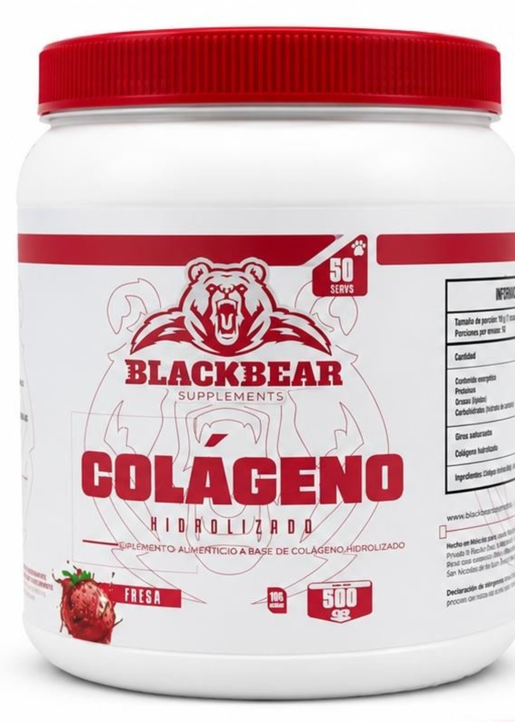 BLACKBEAR COLAGENO BLACKBEAR 50 SERV FRESA