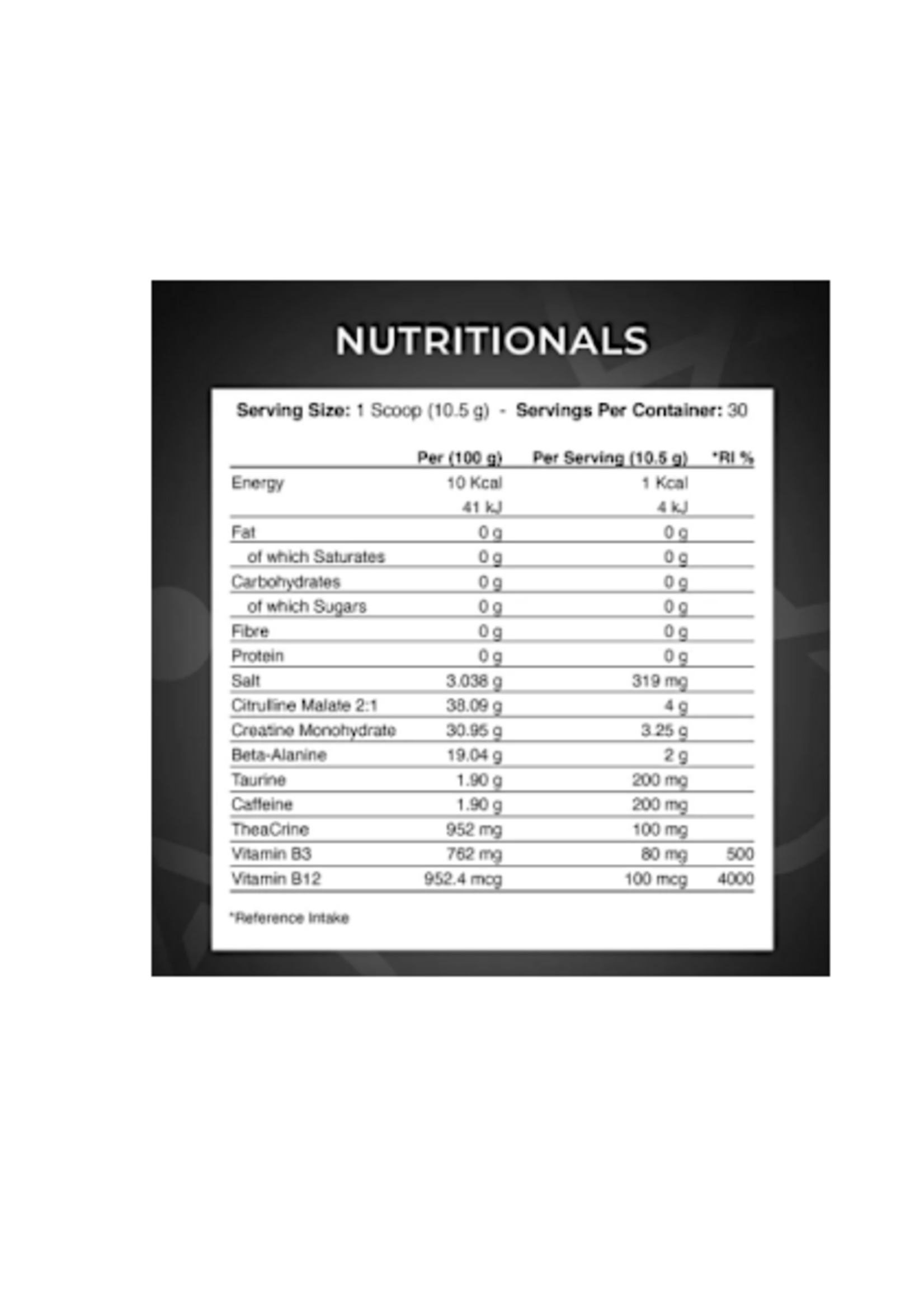 ABE ABE PRE WORKOUT 30 SERV