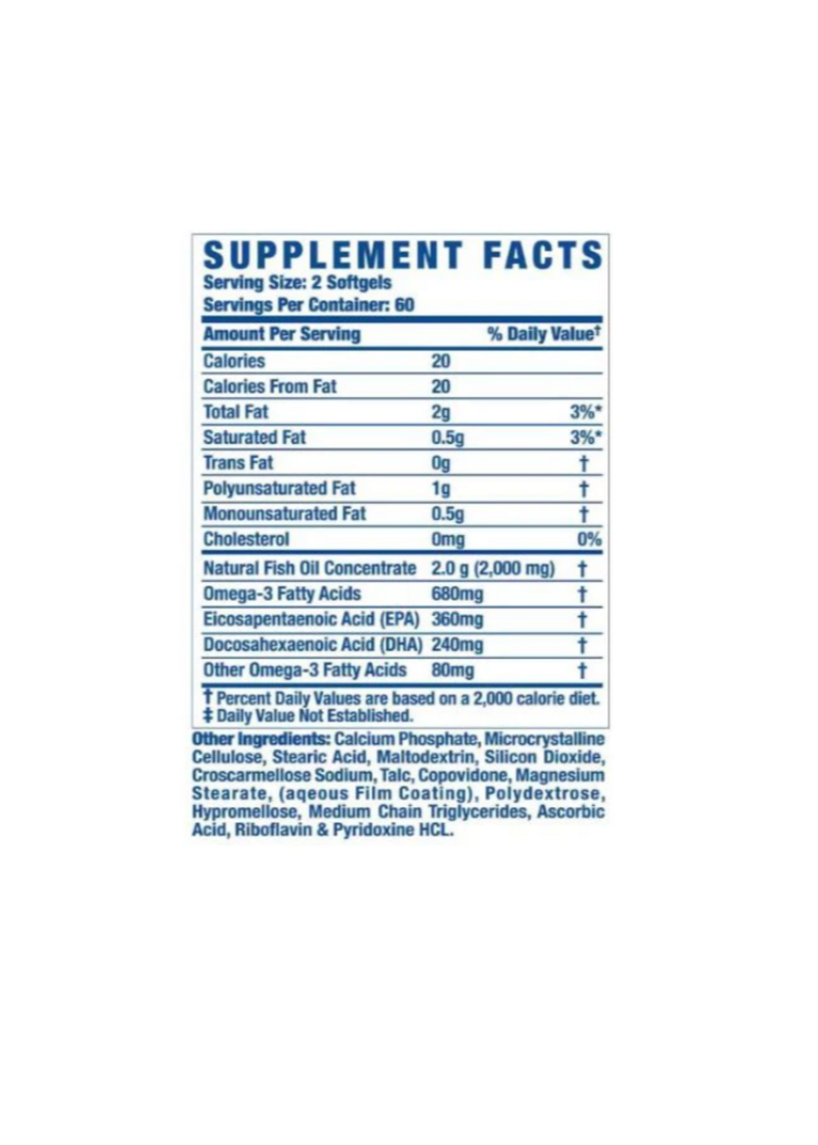OMEGA RC 120 SOFTGELS
