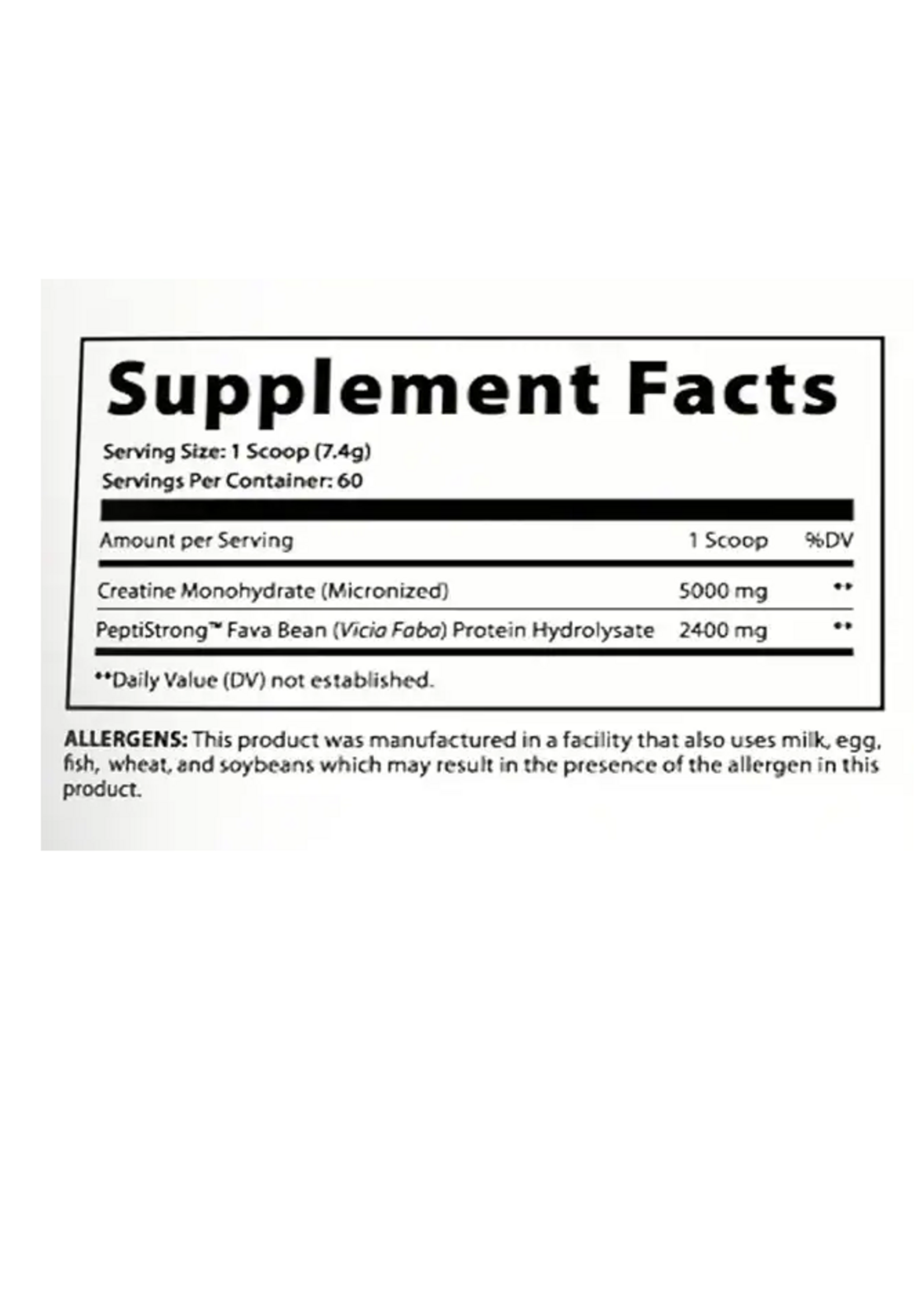 APPLIED NUTRITION BOLSA CREATINA +  PEPTIDOS 60 SERV APPLIED NUTRITION