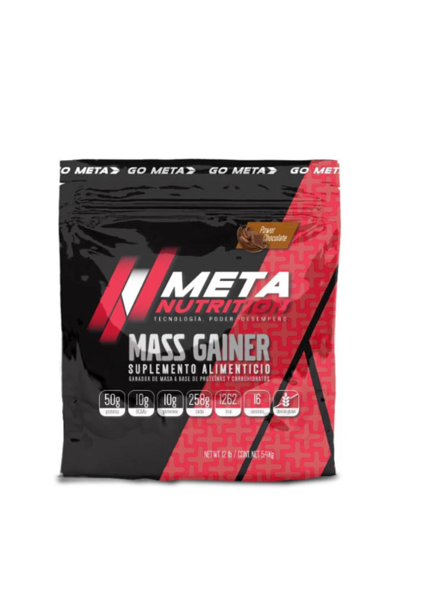 META NUTRITION MASS GAINER (meta nutrition) 12 LB 16 SERV
