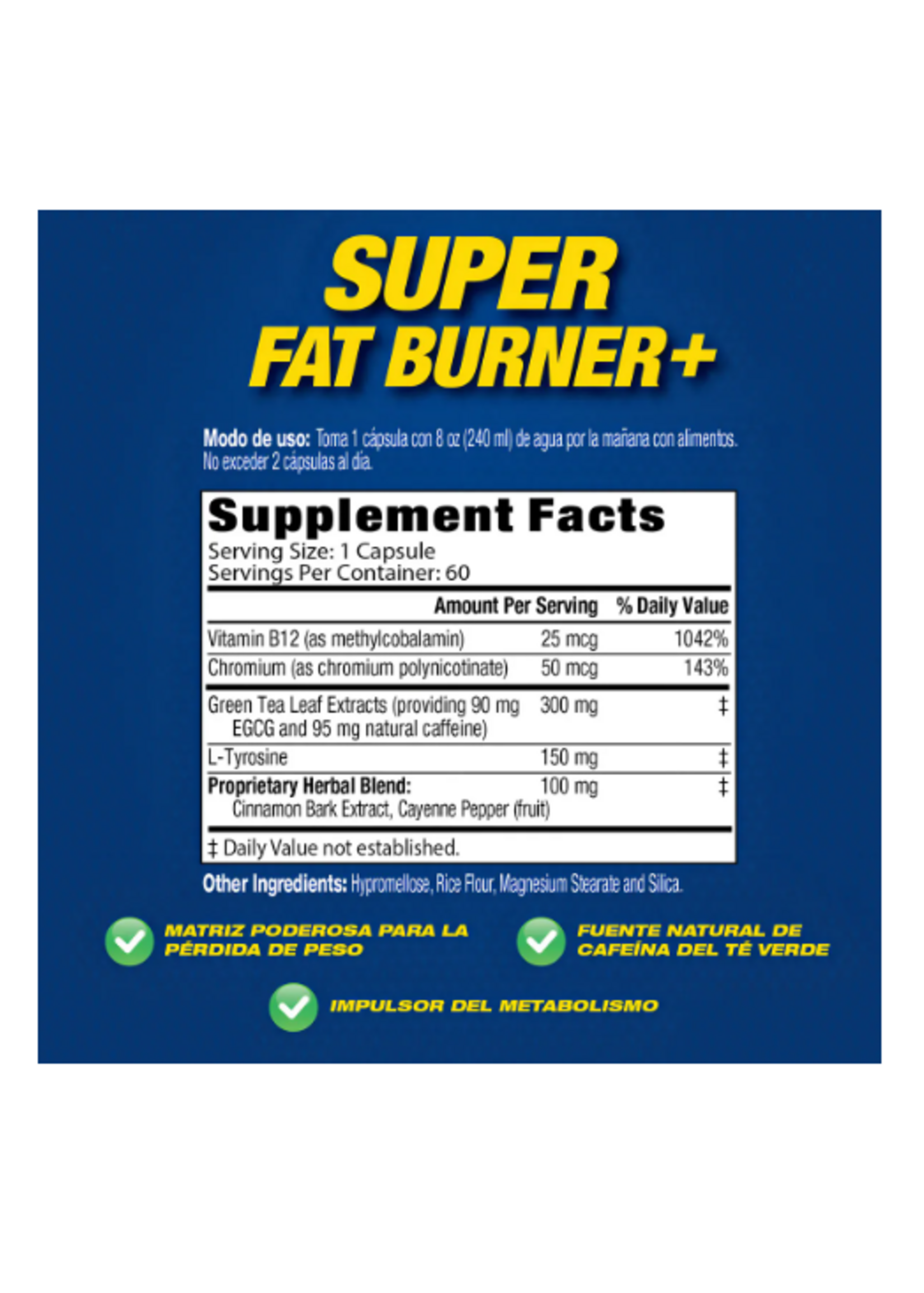 MHP SUPER FAT BURNER MHP 60 CAPS