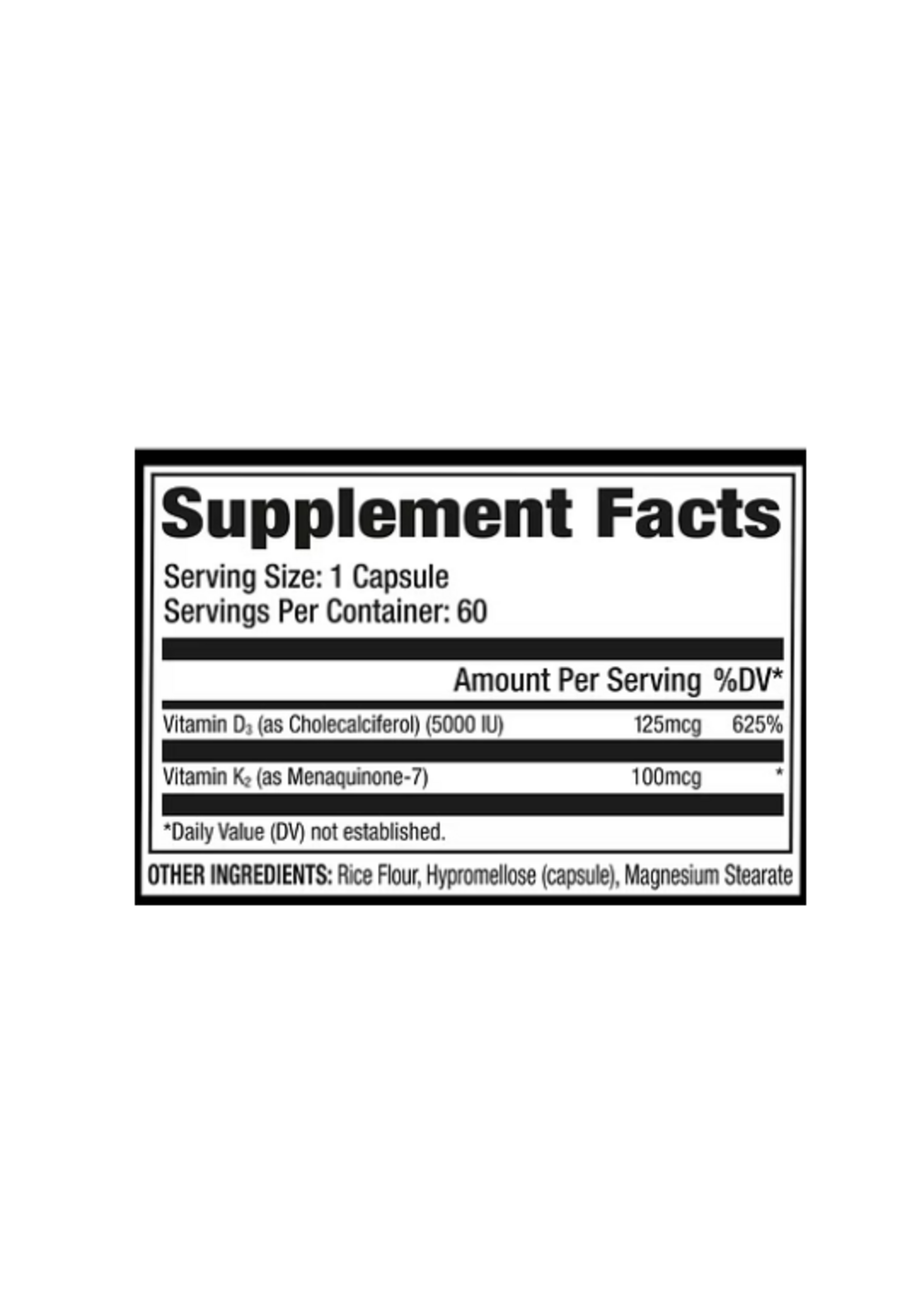 GAT VITAMINA D3 + K2 GAT60 CAP
